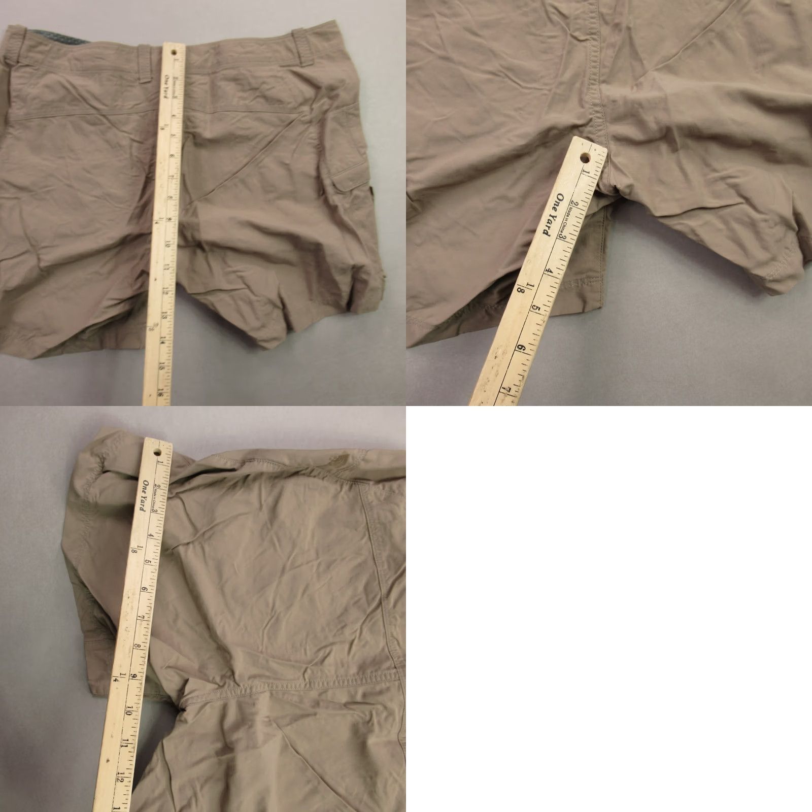 Mountain Hardwear Shorts Womens 10 Chino Lightweight Hiking Outdoors Tan