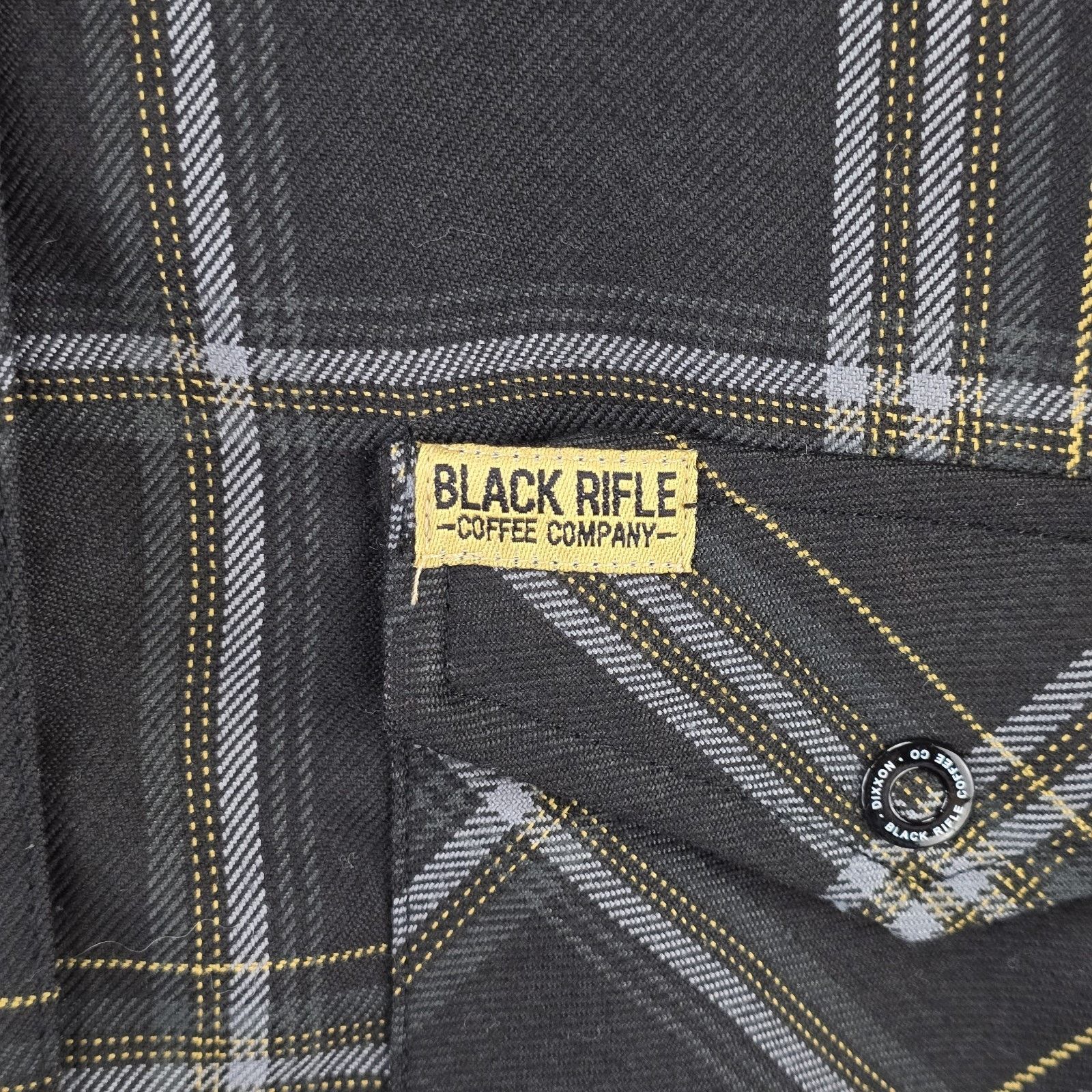 Dixxon Dixxon Black Rifle Coffee Co. Women Shirt Medium Black Plaid Size M / US 6-8 / IT 42-44 - 4 Thumbnail