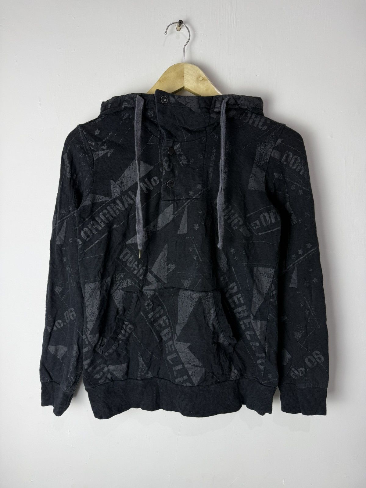 Japanese Brand Dohc revolution vkei punk style hoodie Size US S / EU 44-46 / 1 - 1 Thumbnail