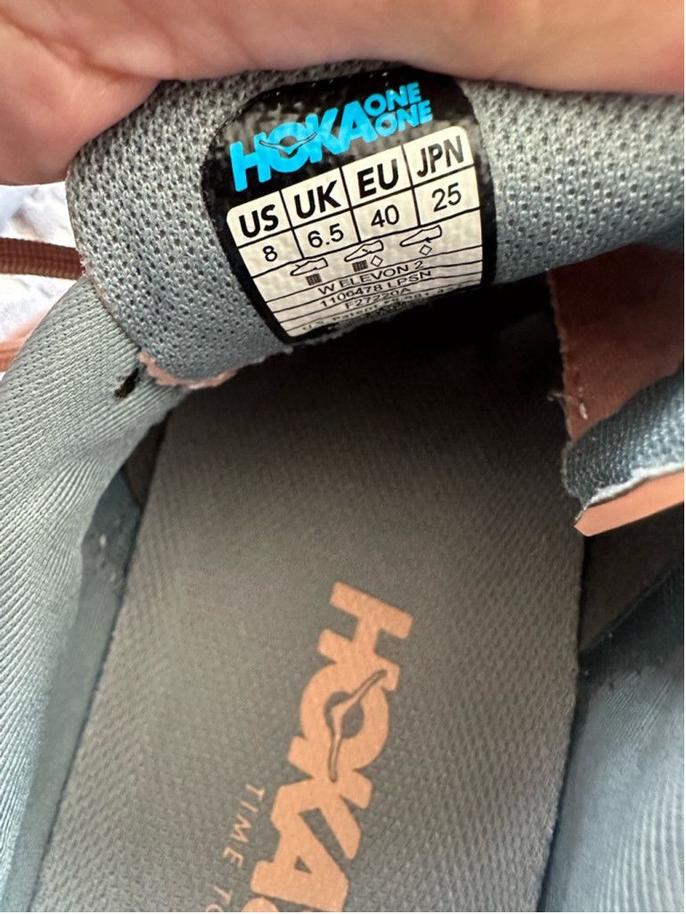 Hoka EUC Hoka Elevon 2 women’s running shoe size 8 Size US 8 / IT 38 - 9 Thumbnail