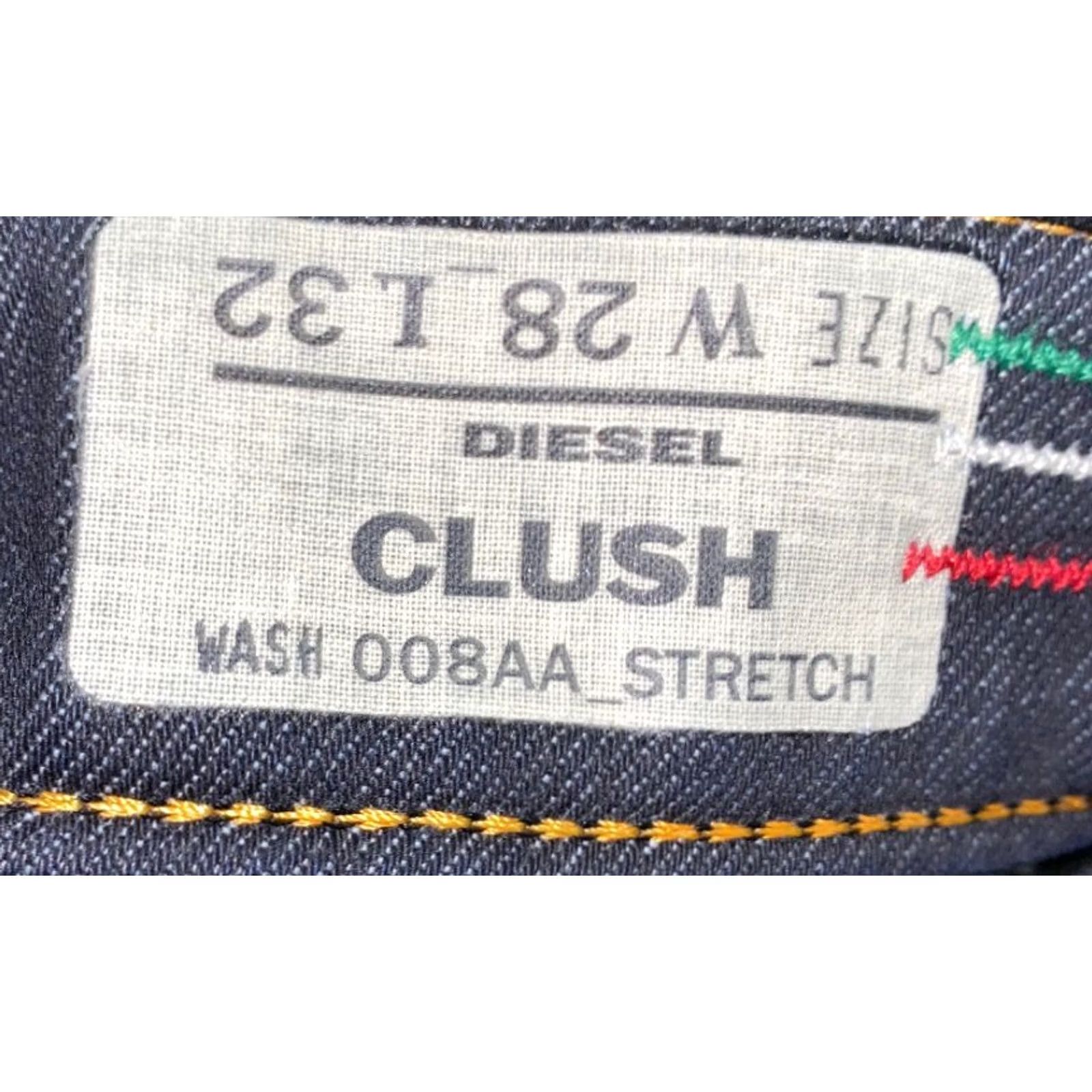 Diesel Diesel Jeans Clush Womens Dark Blue Stretch 28 X 32 32 X 32.5 Slim Fit Jeans Women Size 24" / US 00 / IT 34 - 7 Thumbnail