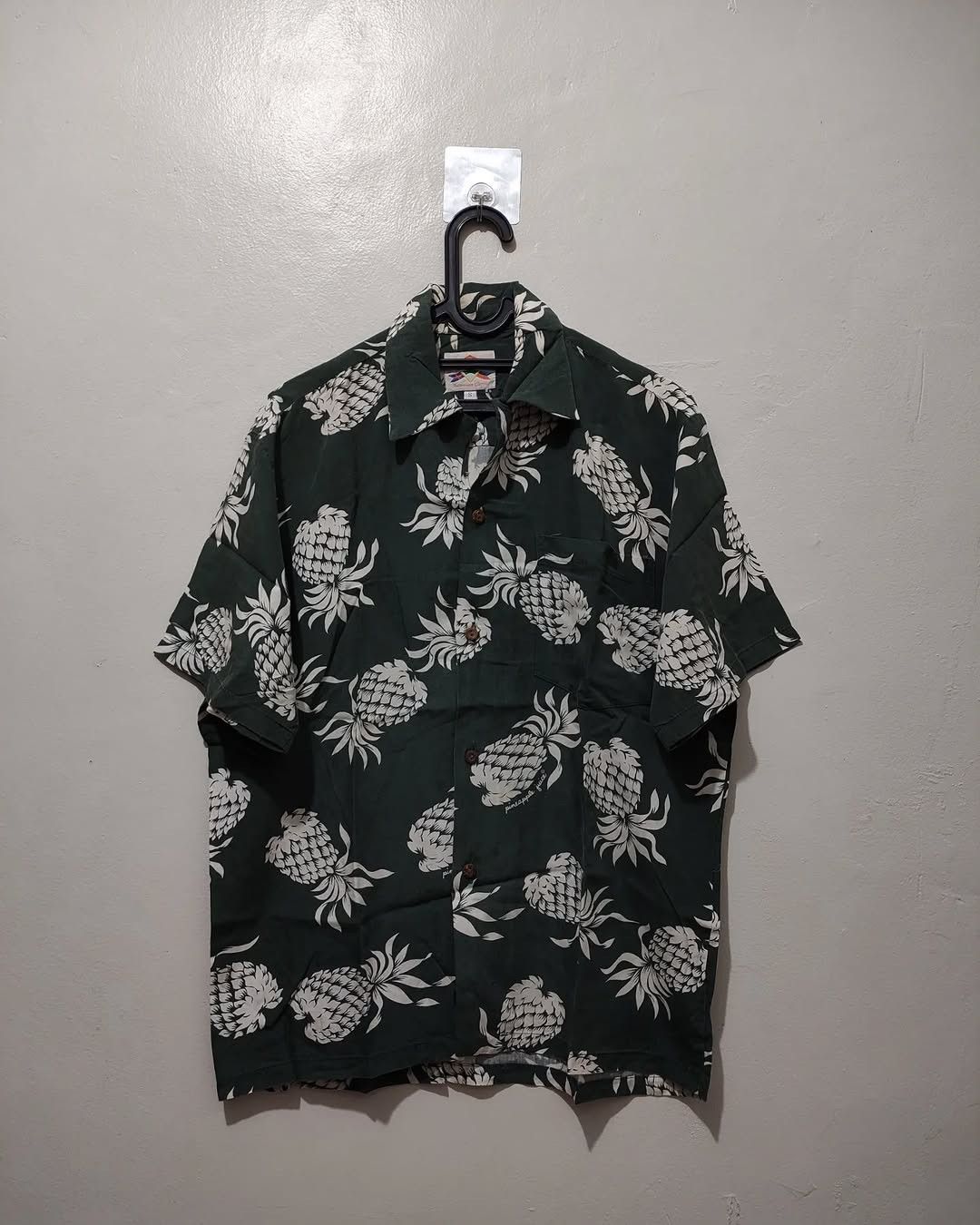 Vintage 80s Pineapple Juice Rayon Hawaiian Shirts Aloha Shirt Size US L / EU 52-54 / 3 - 2 Thumbnail