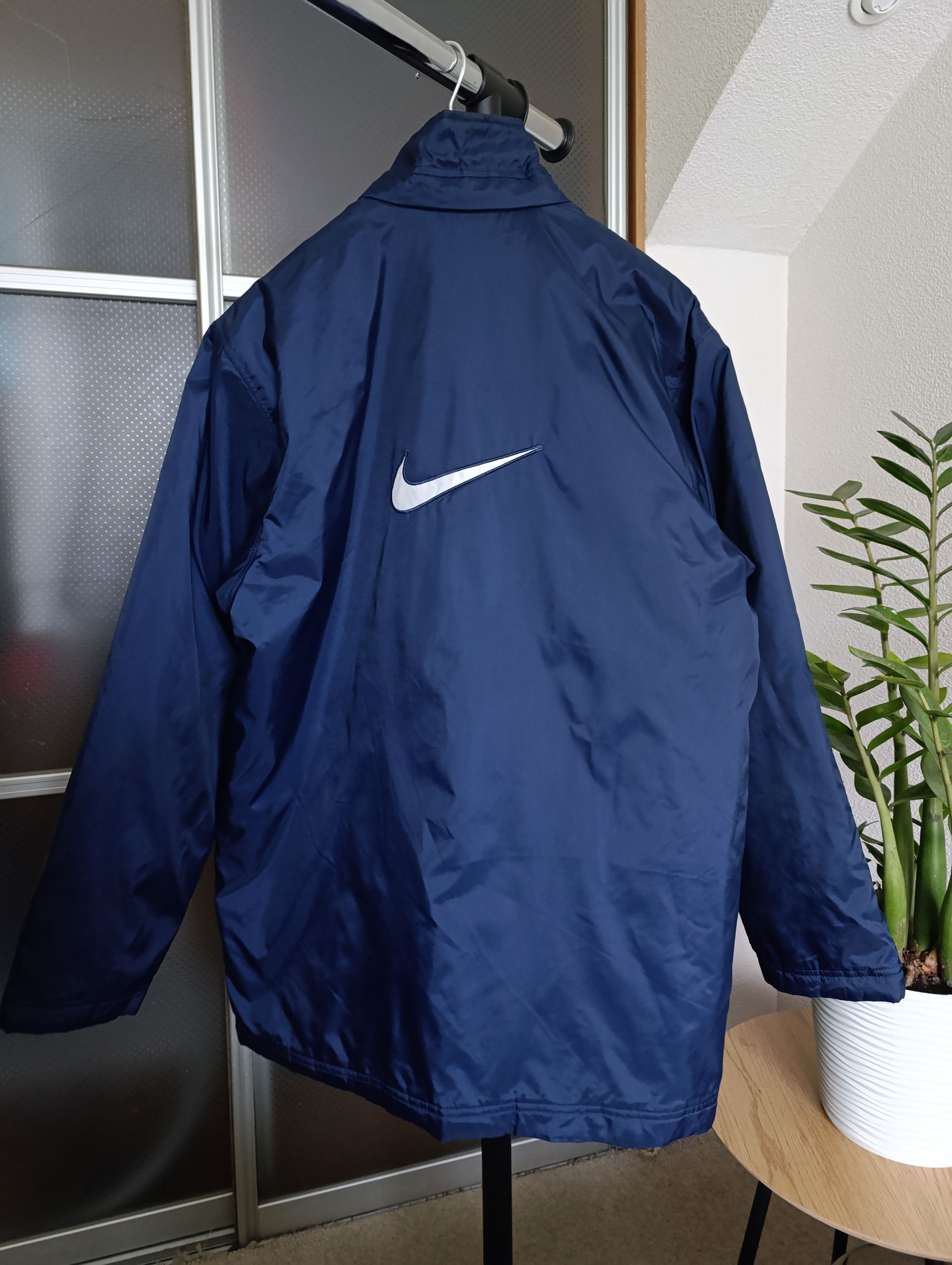 NIKE SWOOSH MENS VINTAGE NYLON WINDBREAKER INSULATED JACKER