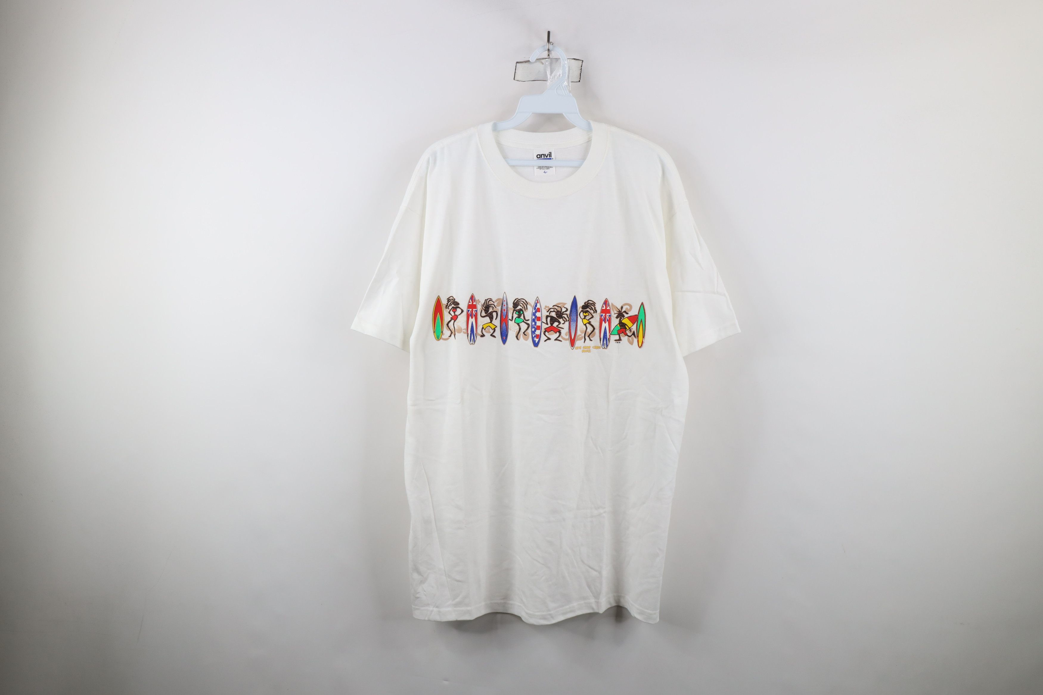 Vintage Vintage 90s Y2K Streetwear Vibes Hawaii Surfing T-Shirt Size US L / EU 52-54 / 3 - 1 Thumbnail