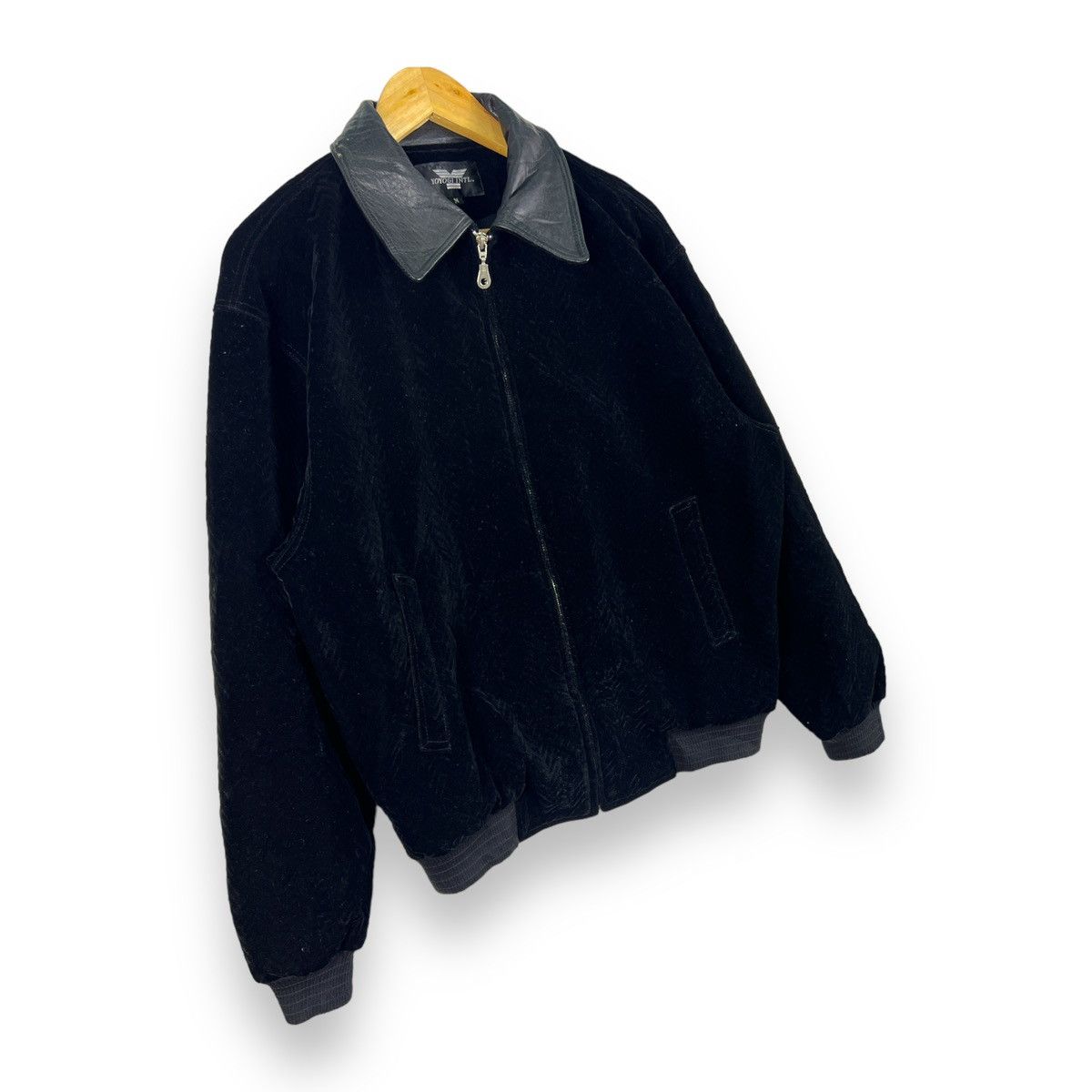 Japanese Brand 🔥 Y YOYOGI JAPANESE VELVET HERRINGBONE BOMBER JACKET - M Size US M / EU 48-50 / 2 - 3 Thumbnail