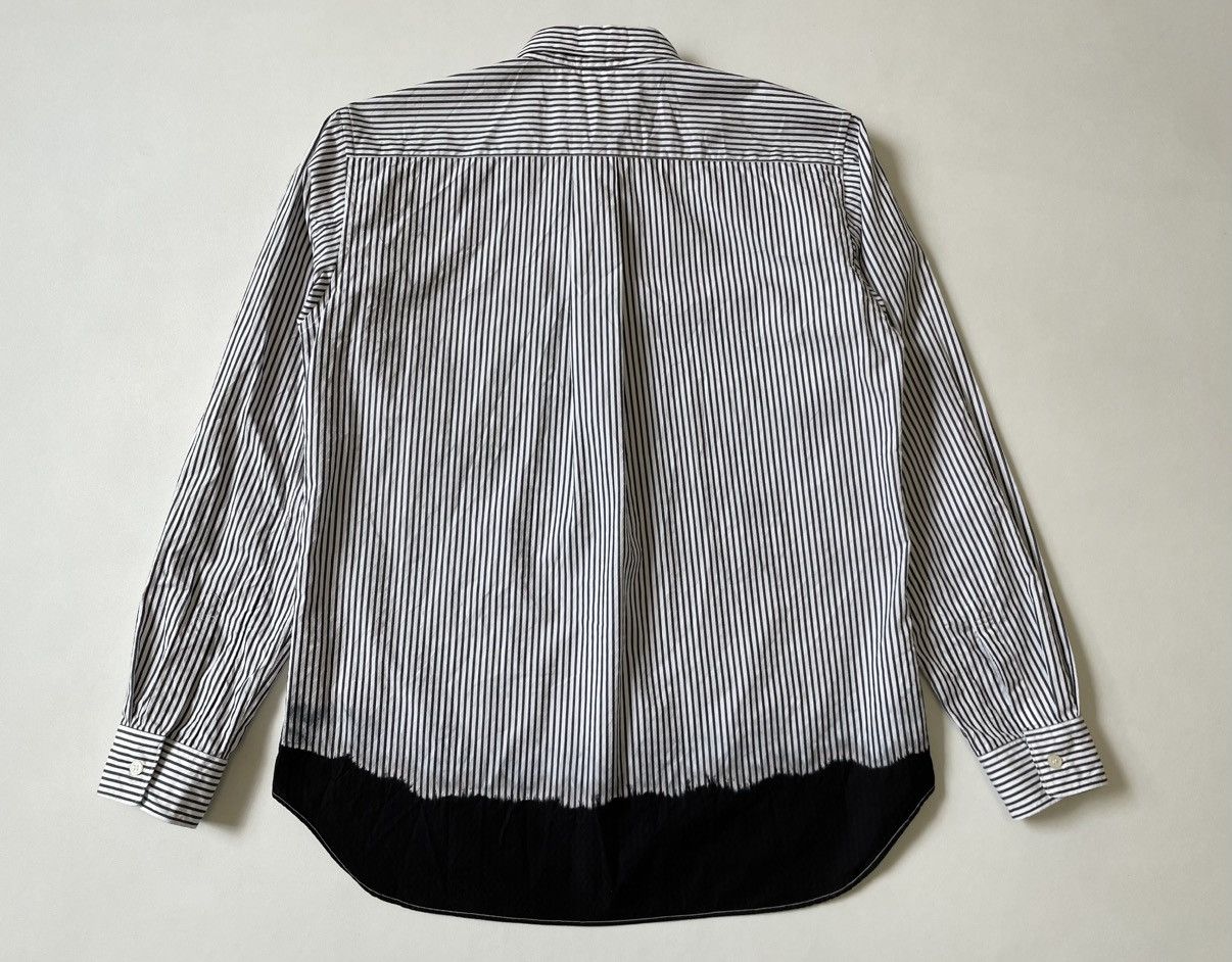 Comme des Garcons ‘Dip Dye Hem’ Striped Cotton Shirt Size US M / EU 48-50 / 2 - 12 Thumbnail