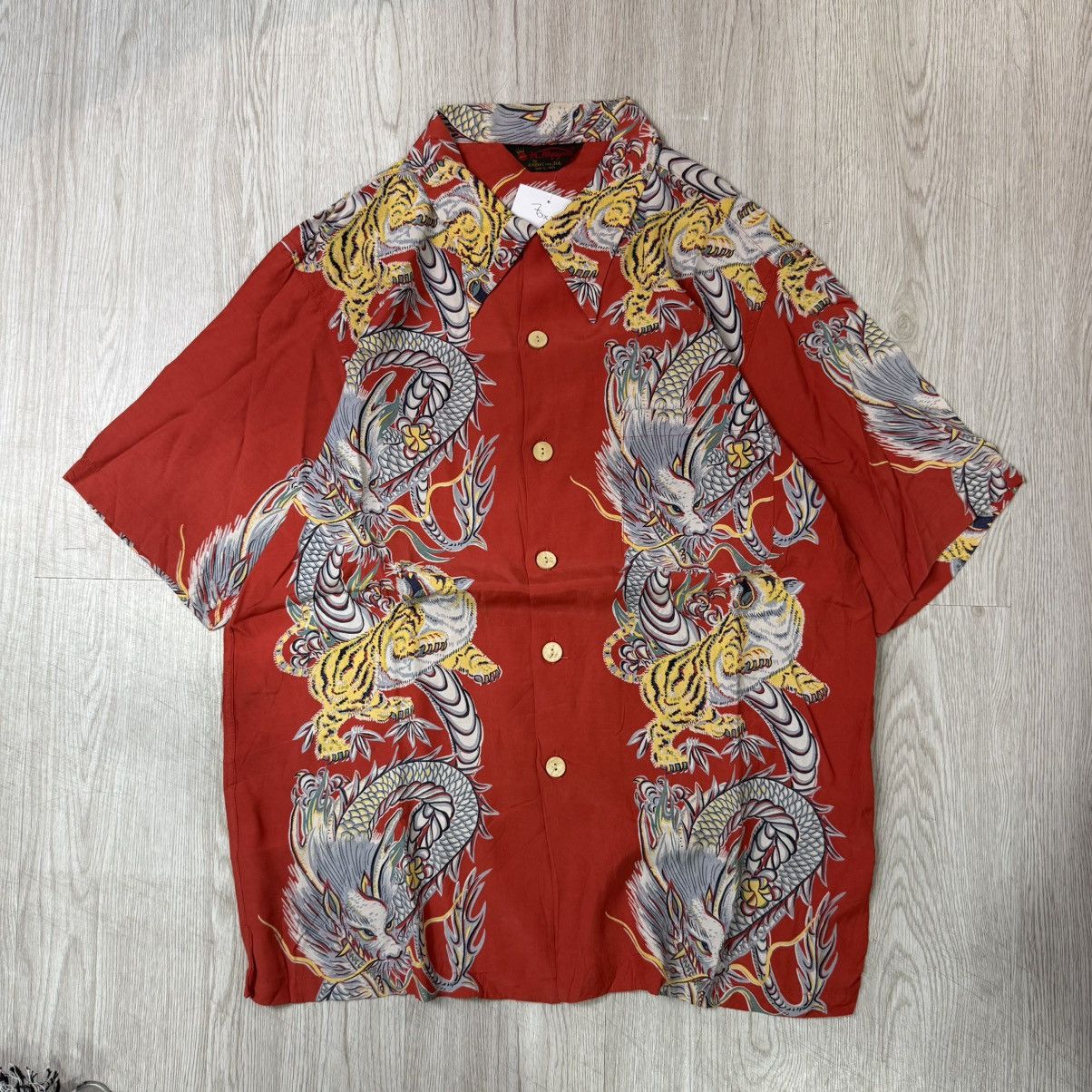 Sun Surf Tornado tiger hawaiian shirt red kmayer of sunsurf Size US L / EU 52-54 / 3 - 1 Thumbnail