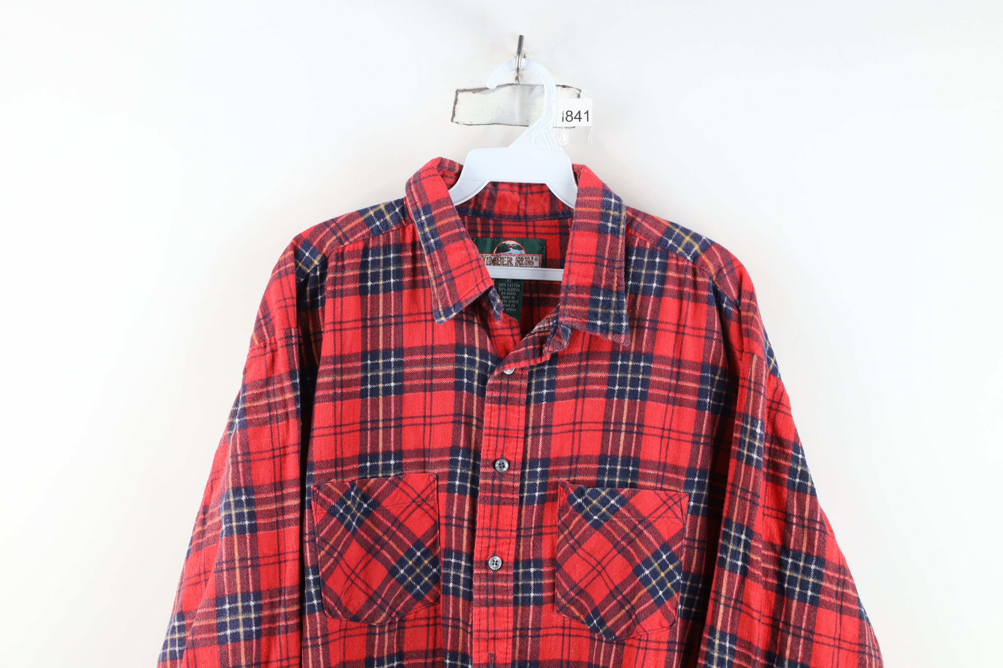 Vintage Vintage 80s 90s Streetwear Collared Button Shirt Plaid Size US XL / EU 56 / 4 - 2 Thumbnail
