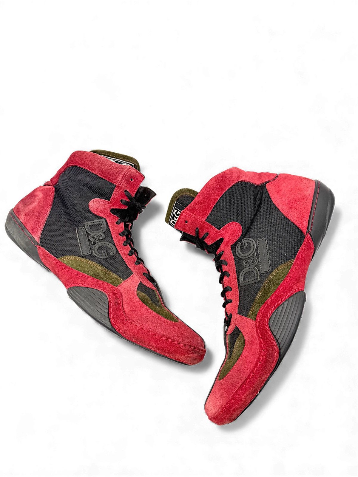 Dolce & Gabbana Dolce & Gabbana hi top boxing / moto sneakers Size US 10 / EU 43 - 2 Thumbnail