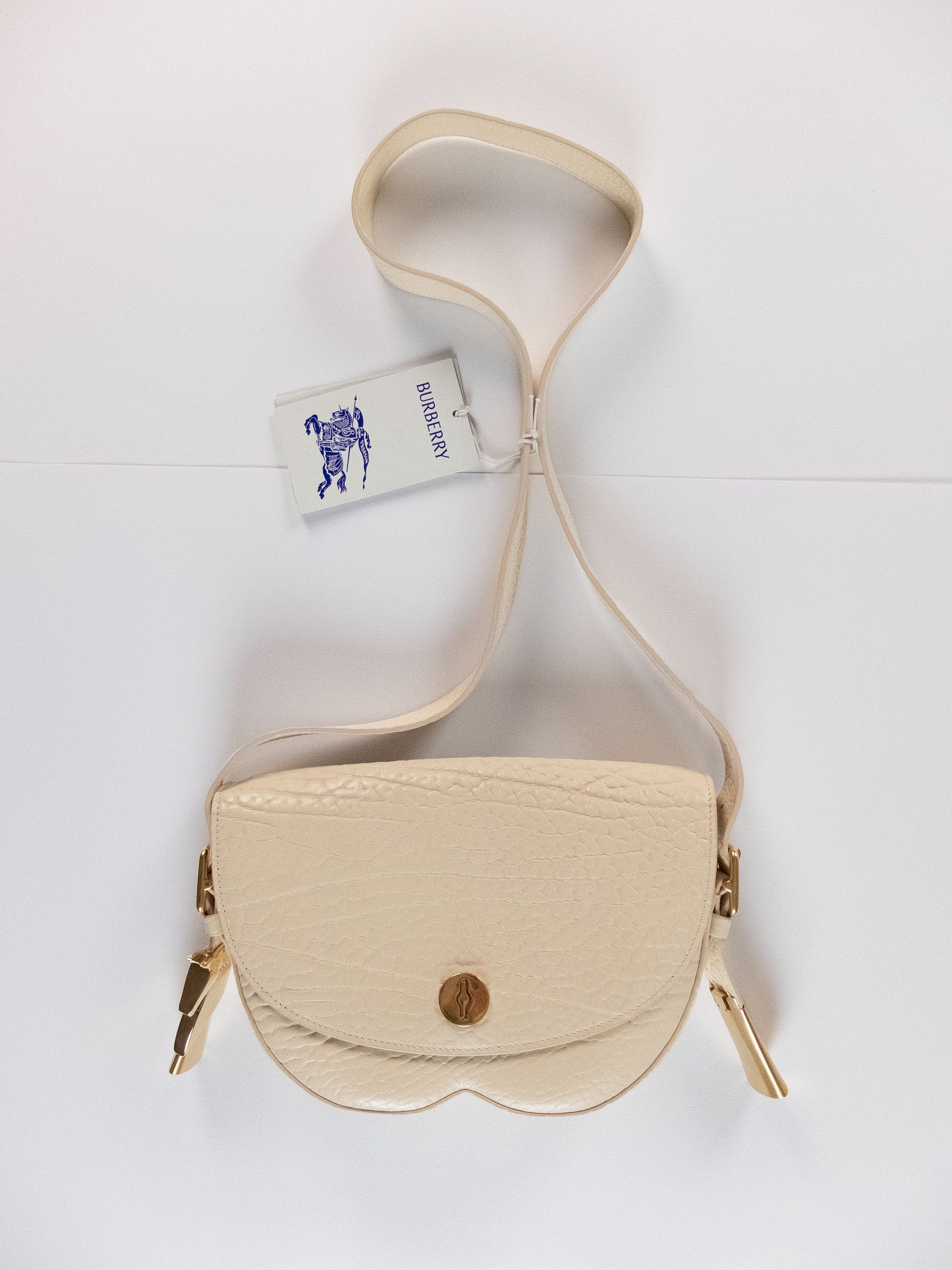 Burberry BURBERRY Chess small ecru leather crossbody bag Daniel Lee Size ONE SIZE - 7 Thumbnail