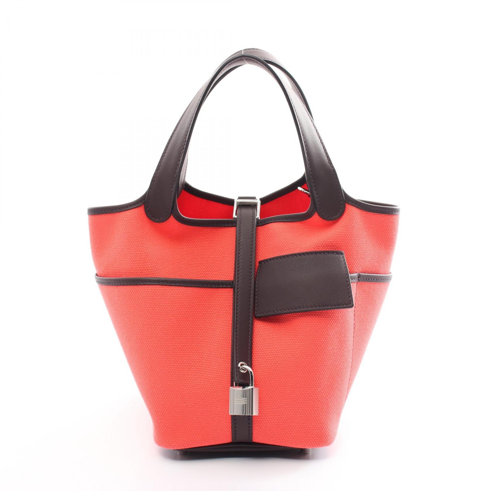 Hermes Hermes Picotin Lock PM Cargo Canvas Handbag in Great Condition Size ONE SIZE - 1 Thumbnail