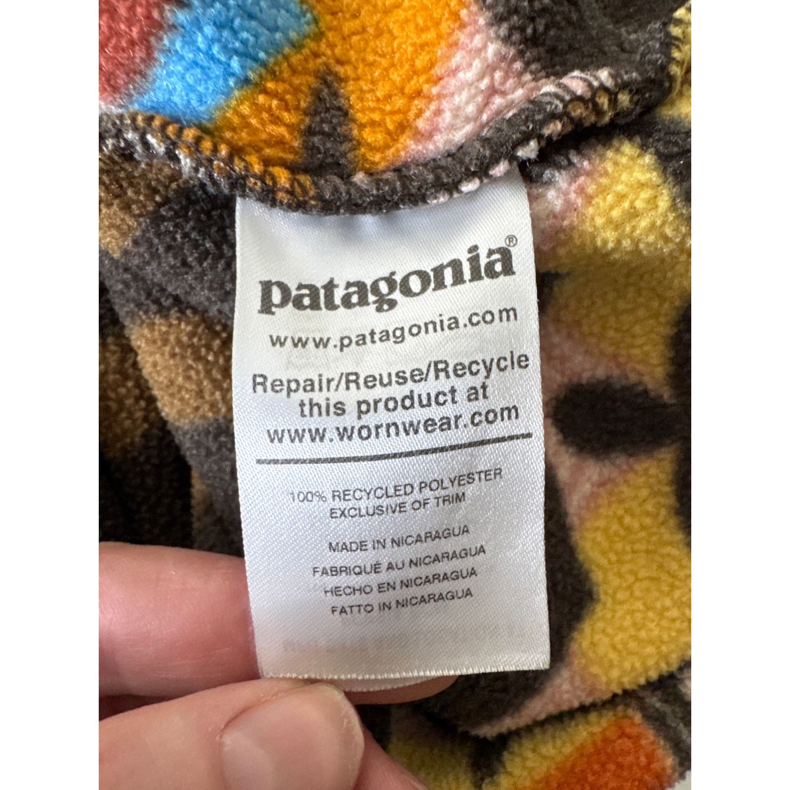 Patagonia PATAGONIA Lightweight Synchilla Pullover Big Anthos Aztec Size M / US 6-8 / IT 42-44 - 10 Thumbnail
