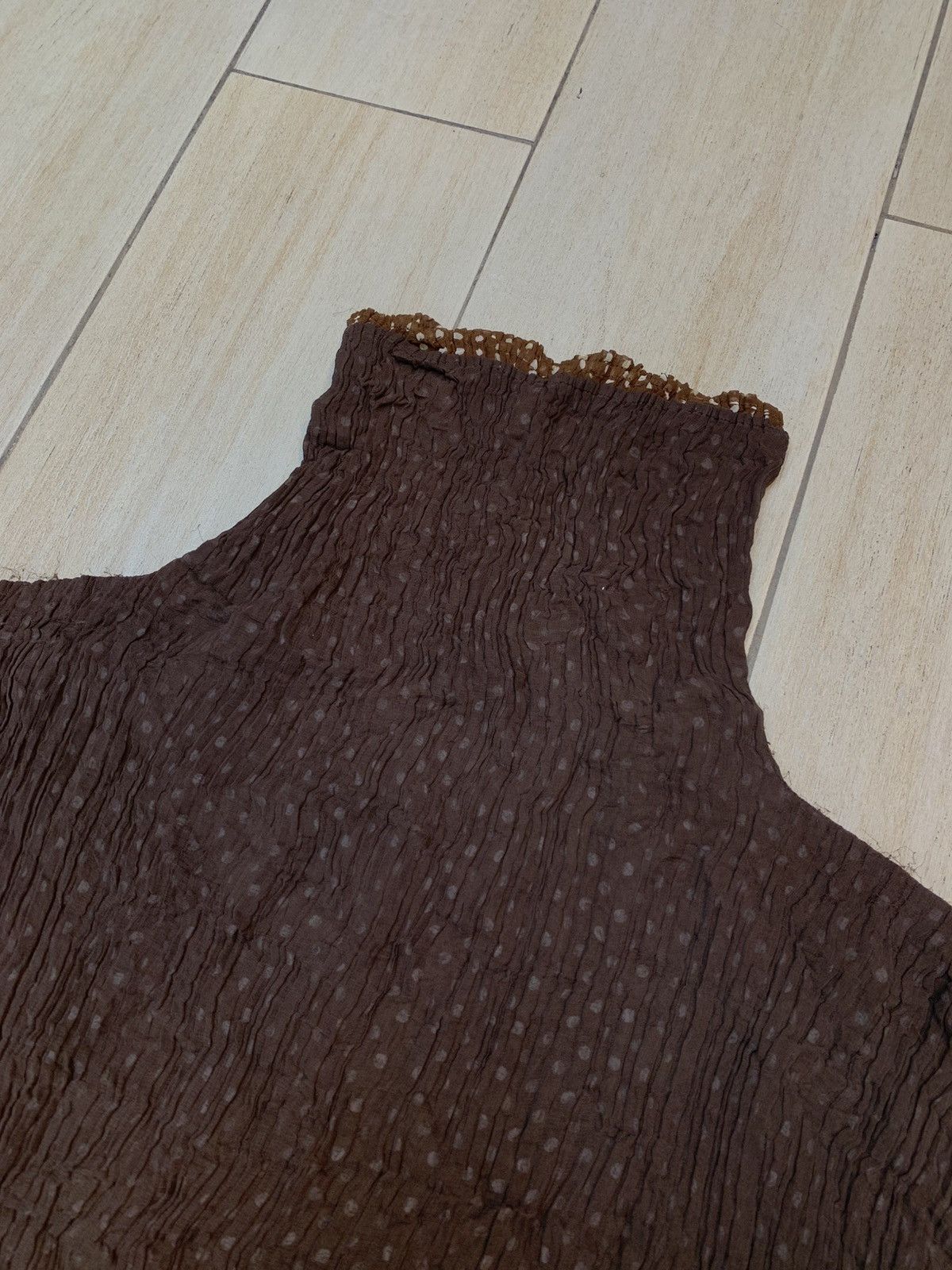 Issey Miyake Issey Miyake Fall 1994 Double Layered Polka Dots Top Size M / US 6-8 / IT 42-44 - 4 Thumbnail