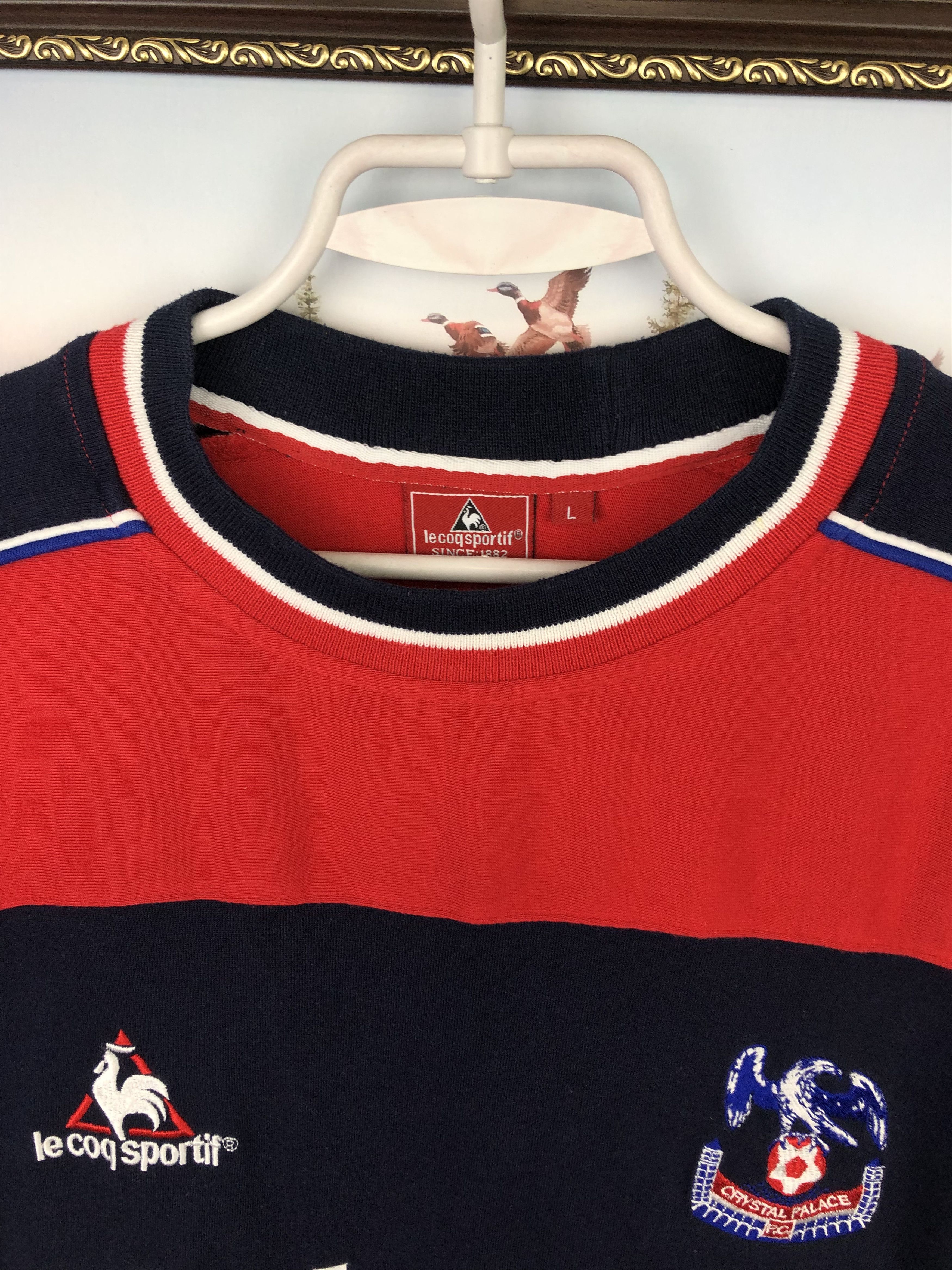 Vintage Vintage Crystal Palace Football Shirt Train Soccer Jersey Size US L / EU 52-54 / 3 - 4 Thumbnail