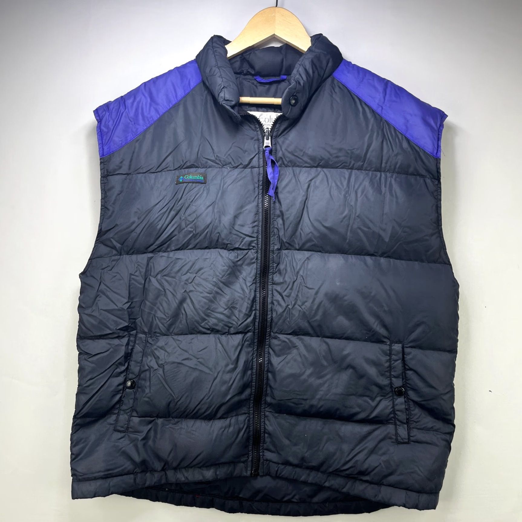 Vintage VINTAGE Columbia Puffer Vest Jacket Men L Black 90s Style Size US L / EU 52-54 / 3 - 2 Thumbnail