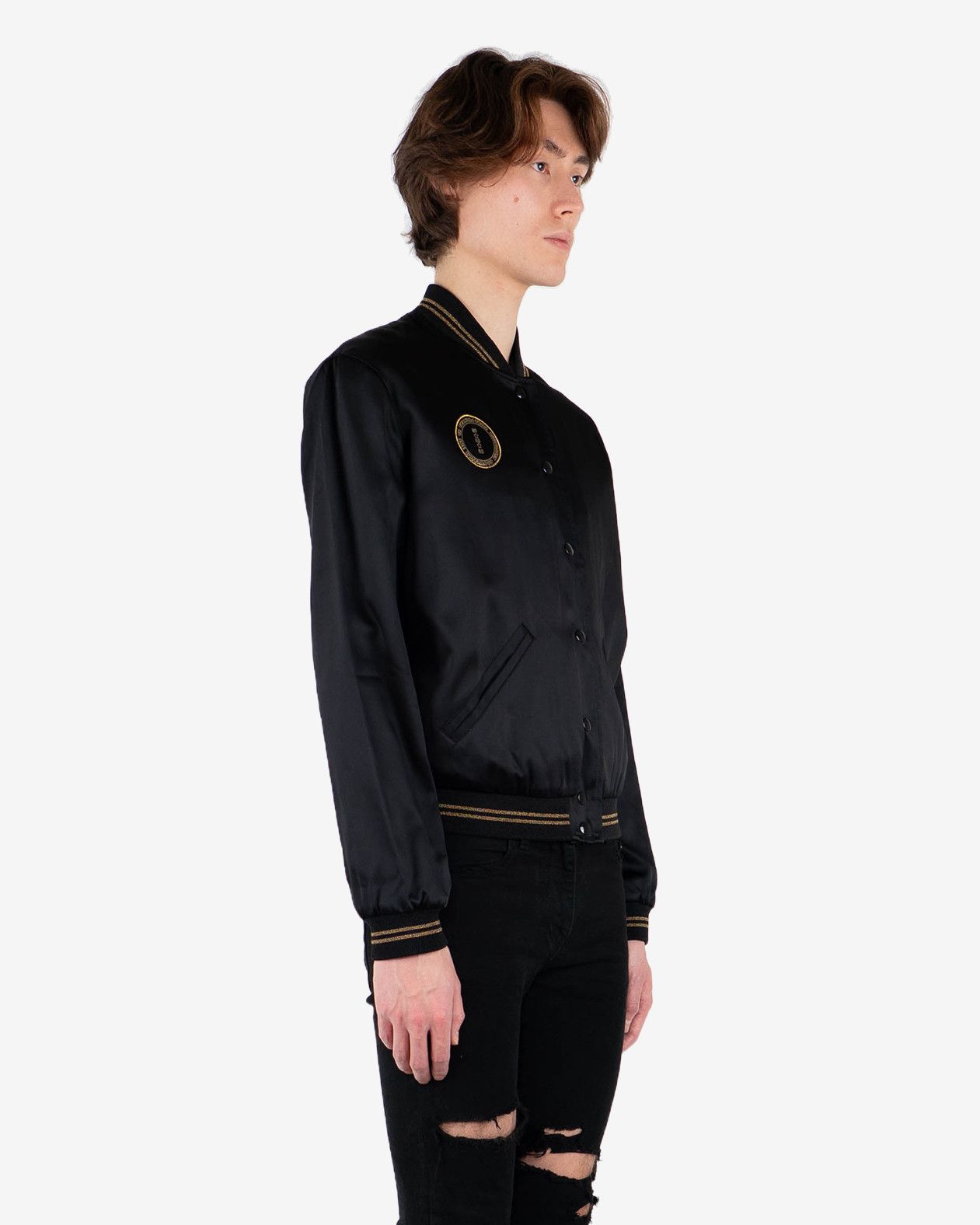 Saint Laurent Paris Palladium Souvenir Teddy Jacket (FW16) Size US M / EU 48-50 / 2 - 7 Thumbnail