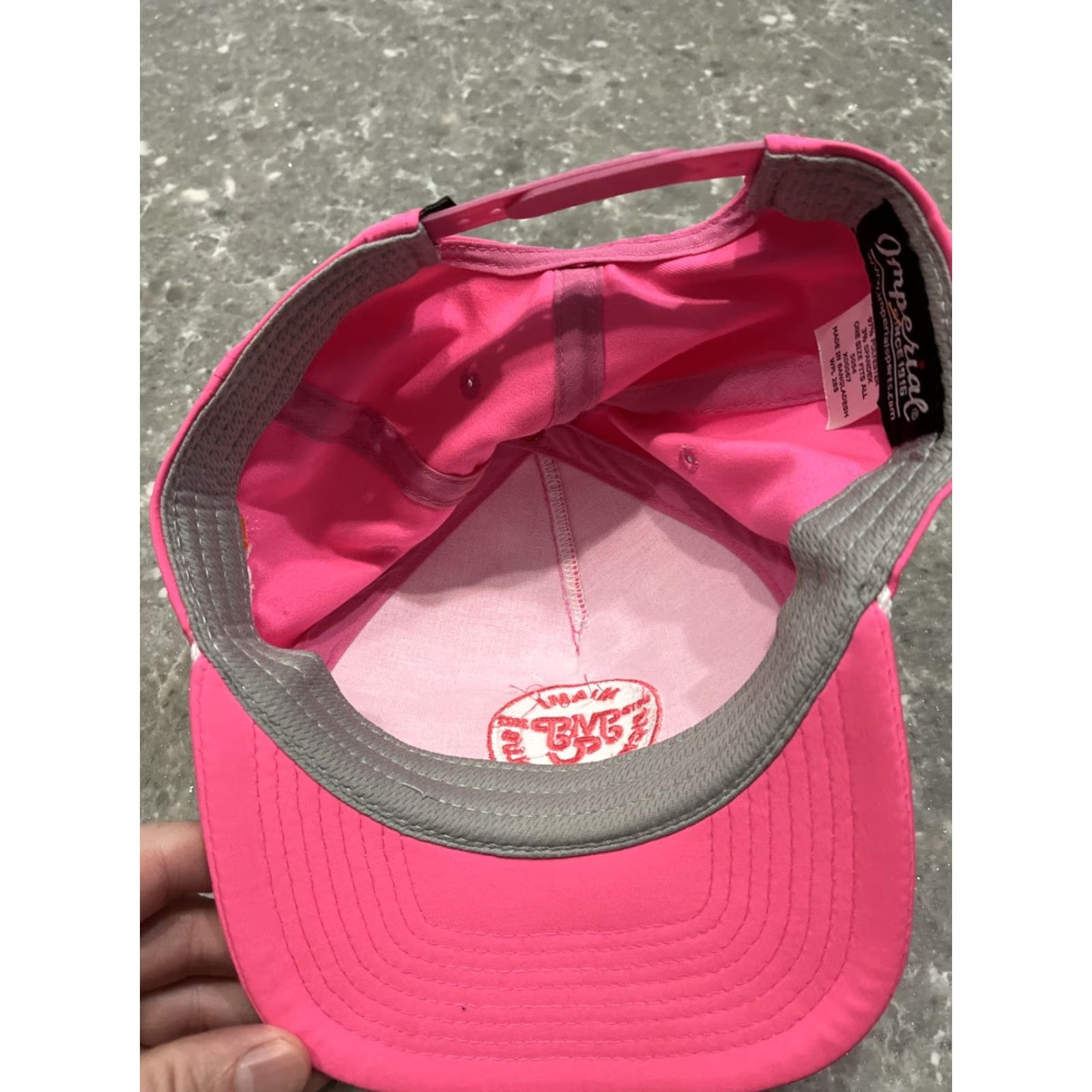 Imperial Imperial Pink Adjustable Miami Pickleball Club Cap Size ONE SIZE - 5 Thumbnail