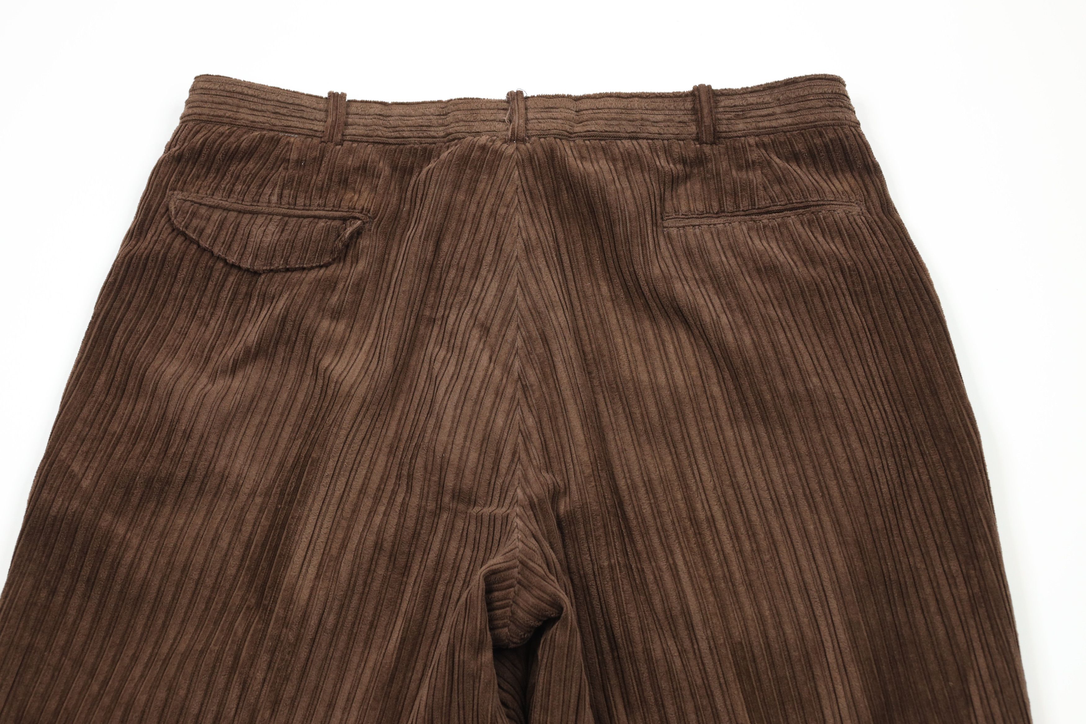 Vintage Vintage 90s Streetwear Pleated Wide Leg Corduroy Pants Size US 36 / EU 52 - 8 Thumbnail