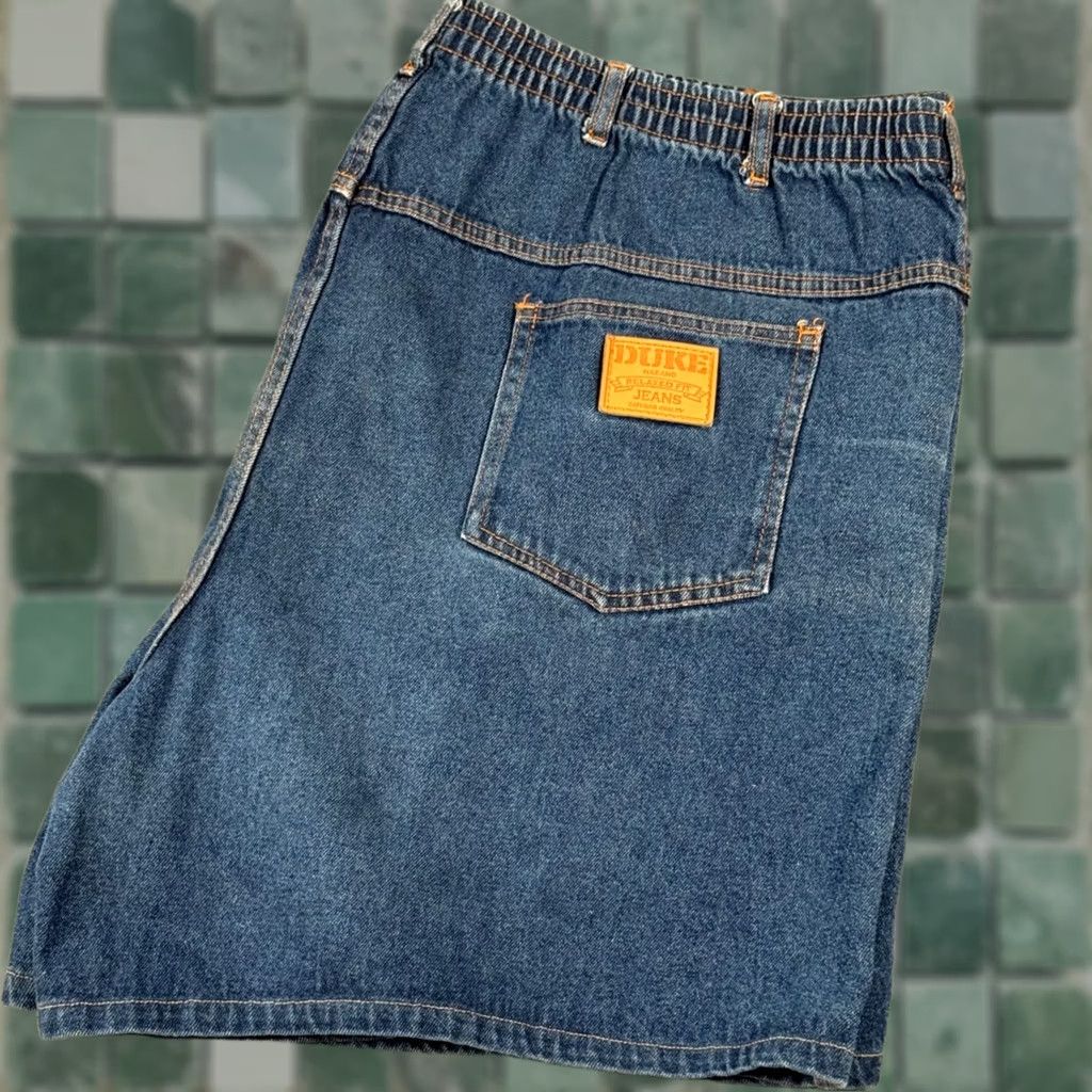 Vintage VINTAGE Duke Haband Relaxed Fit Denim Shorts Bermuda Jeans Shorts 52 Blue 80s 90s Mens Shorts"} Size US 36 / EU 52 - 1 Thumbnail