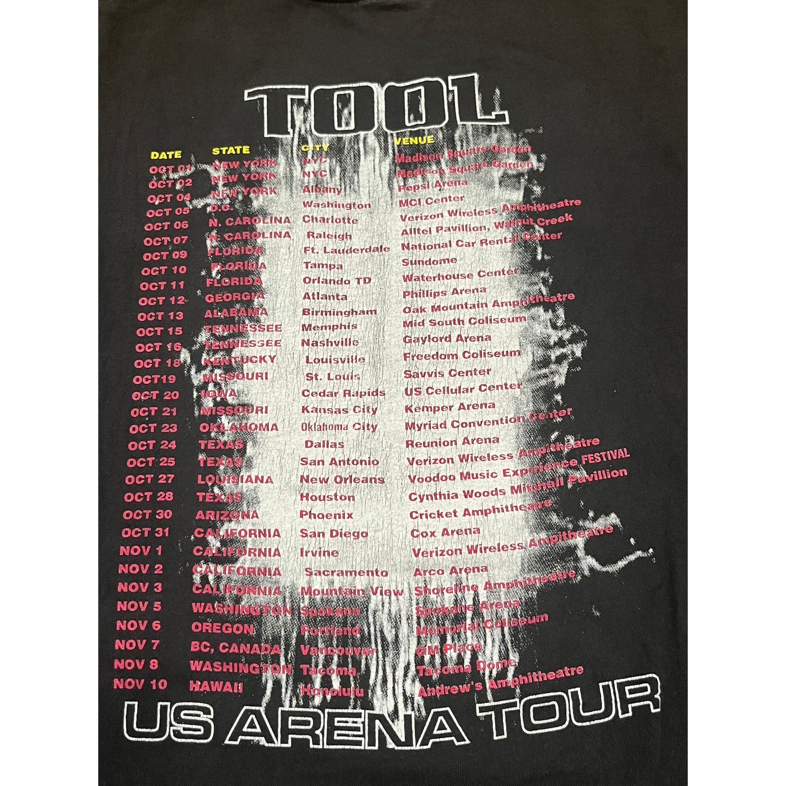 Vintage Vintage 2001 Tool US Arena Tour Shirt Rare Wrench Graphic XL Size US XL / EU 56 / 4 - 4 Thumbnail