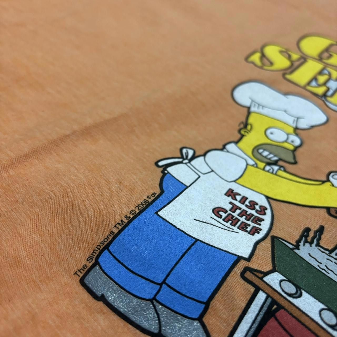 Designer vintage the simpsons Homer Simpson grill Sargent t shirt XL Size US XL / EU 56 / 4 - 4 Thumbnail