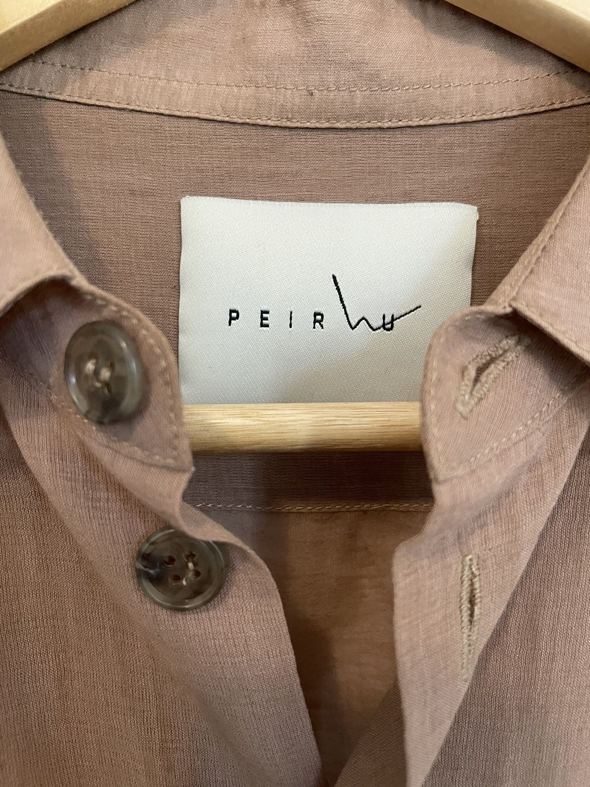 Peir Wu SS 2014 Sheer Button Up Size US S / EU 44-46 / 1 - 3 Thumbnail
