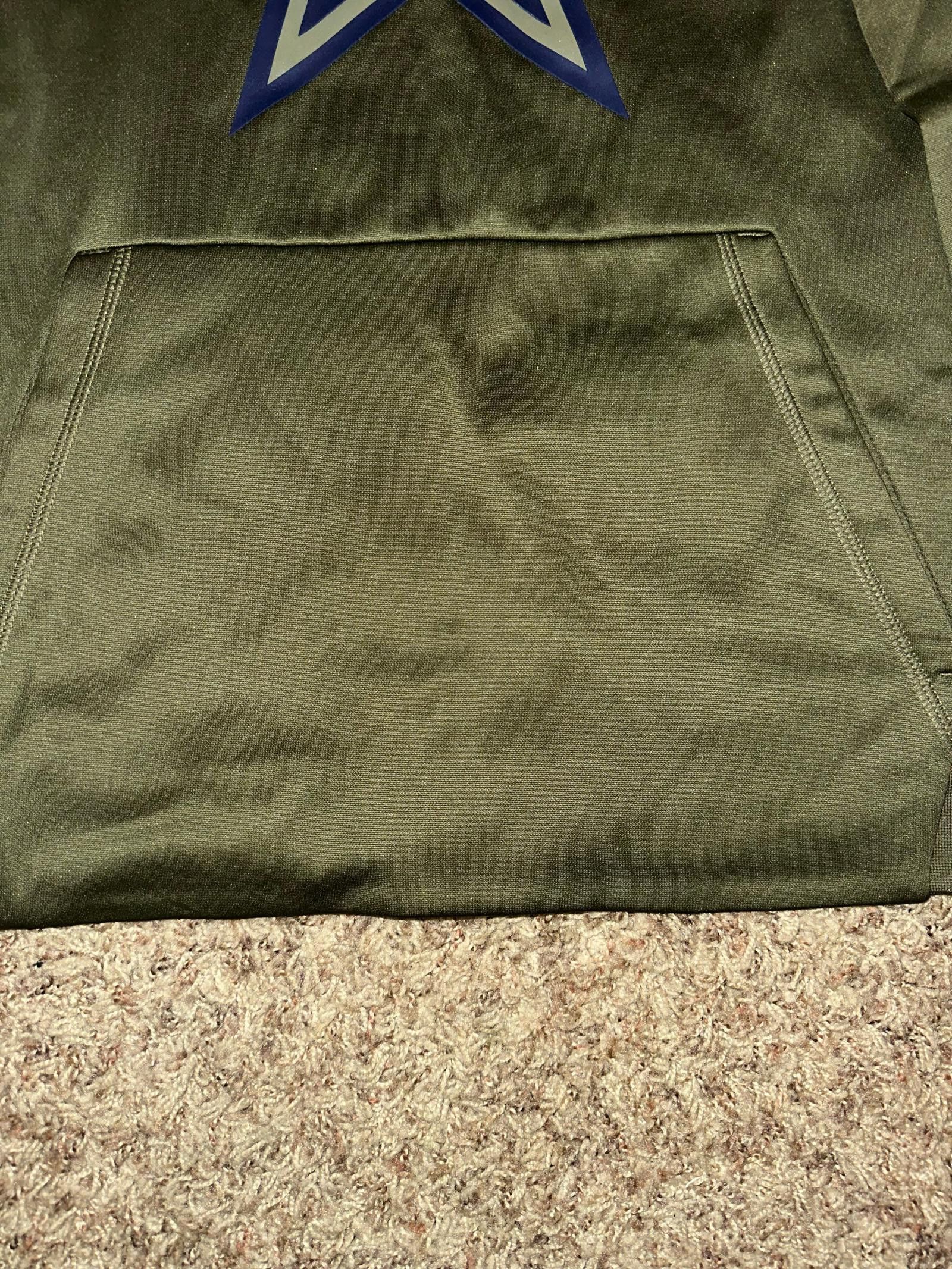 Nike Nike Men’s Dallas Cowboys Salute to Service Green Fleece Lined Patch Hoodie Size US L / EU 52-54 / 3 - 8 Thumbnail