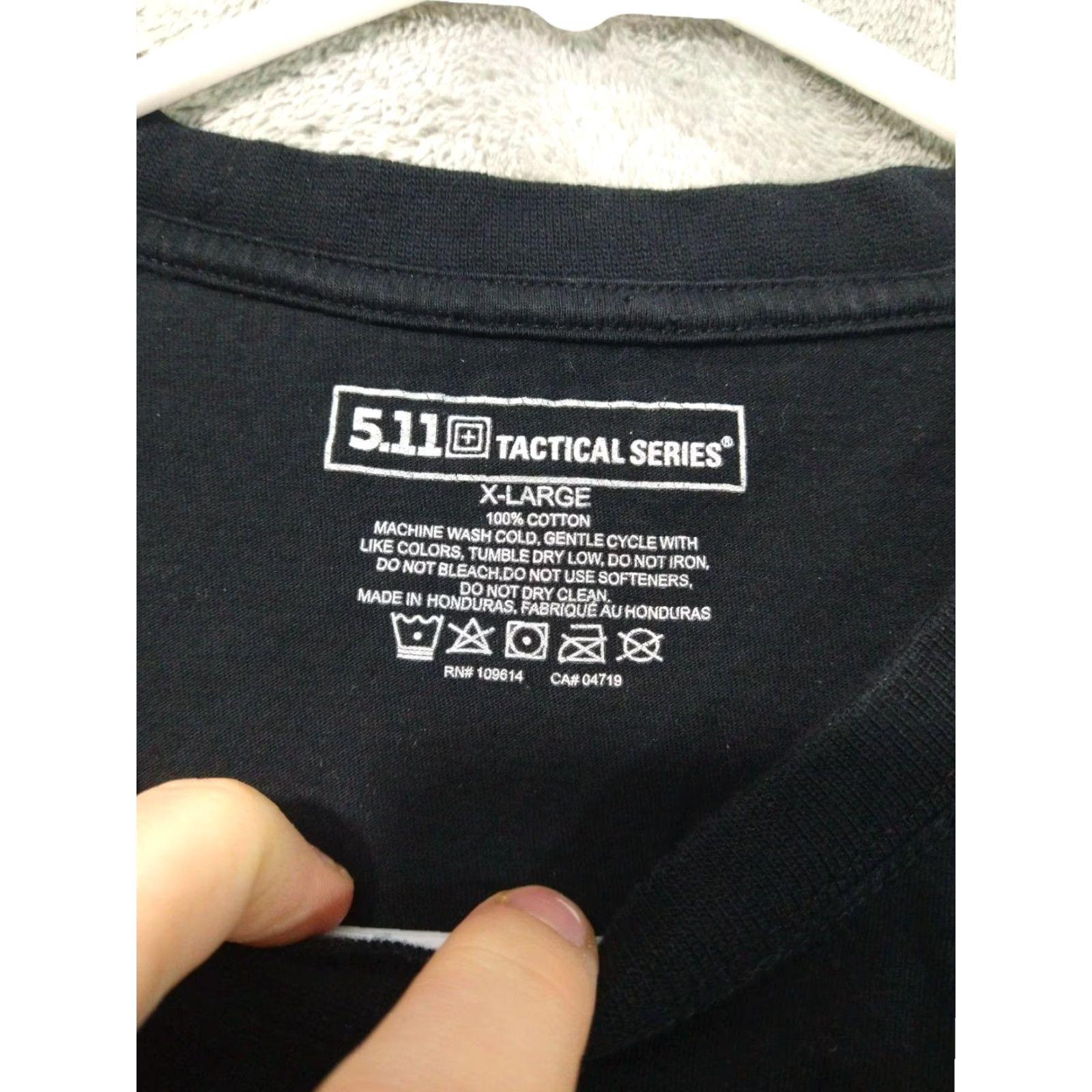 Vintage 5.11 Tactical Shirt Mens XL Black Cotton Utili T Short Sleeve Crew Neck Size US XL / EU 56 / 4 - 5 Thumbnail