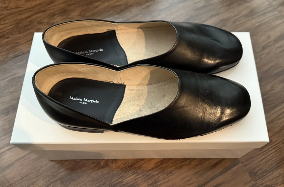 Maison Margiela Black Grecian Slip-on Loafers Size US 10 / EU 43 - 4 Thumbnail