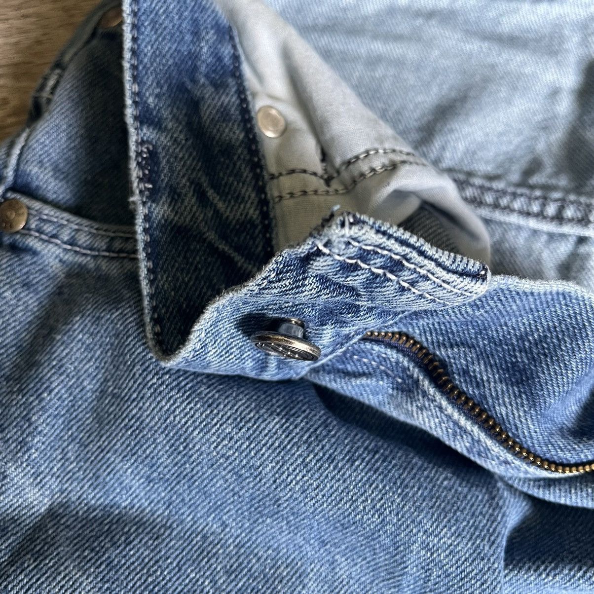 Vintage Vintage 90s Boss Baggy Skater Multi Pocket Denim Jeans 31x32 Size US 31 - 13 Thumbnail