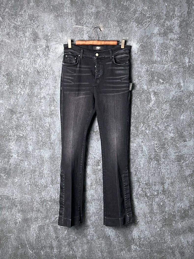 Amiri AmiriBlack elastic jeans 2503-Nextarrow Size US 30 / EU 46 - 1 Thumbnail