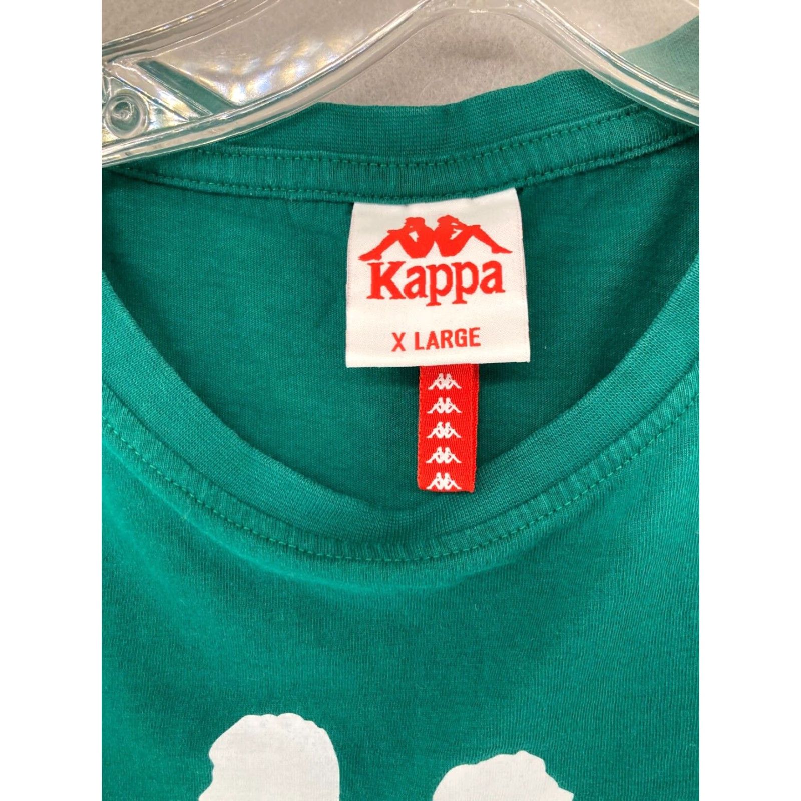 Kappa Kappa Womens Promo Tee XL Green College T-Shirt Adult Regular Classic Fit Short Sleeve Crew Neck Shirt Womens Size XL / US 12-14 / IT 48-50 - 7 Thumbnail
