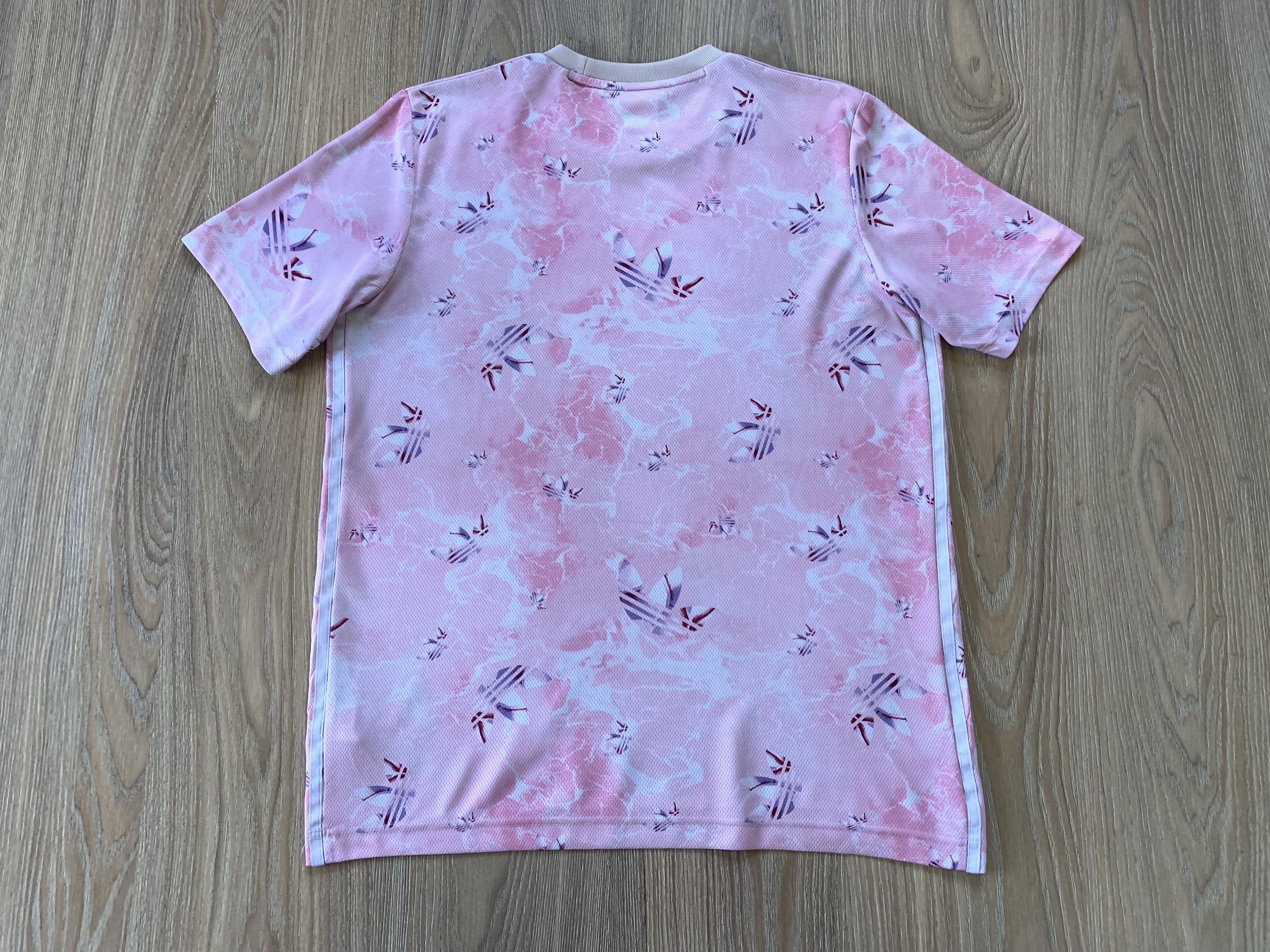 Adidas Adidas Unisex Pink Centr Logo Printed Training T-Shirt Size US L / EU 52-54 / 3 - 3 Thumbnail