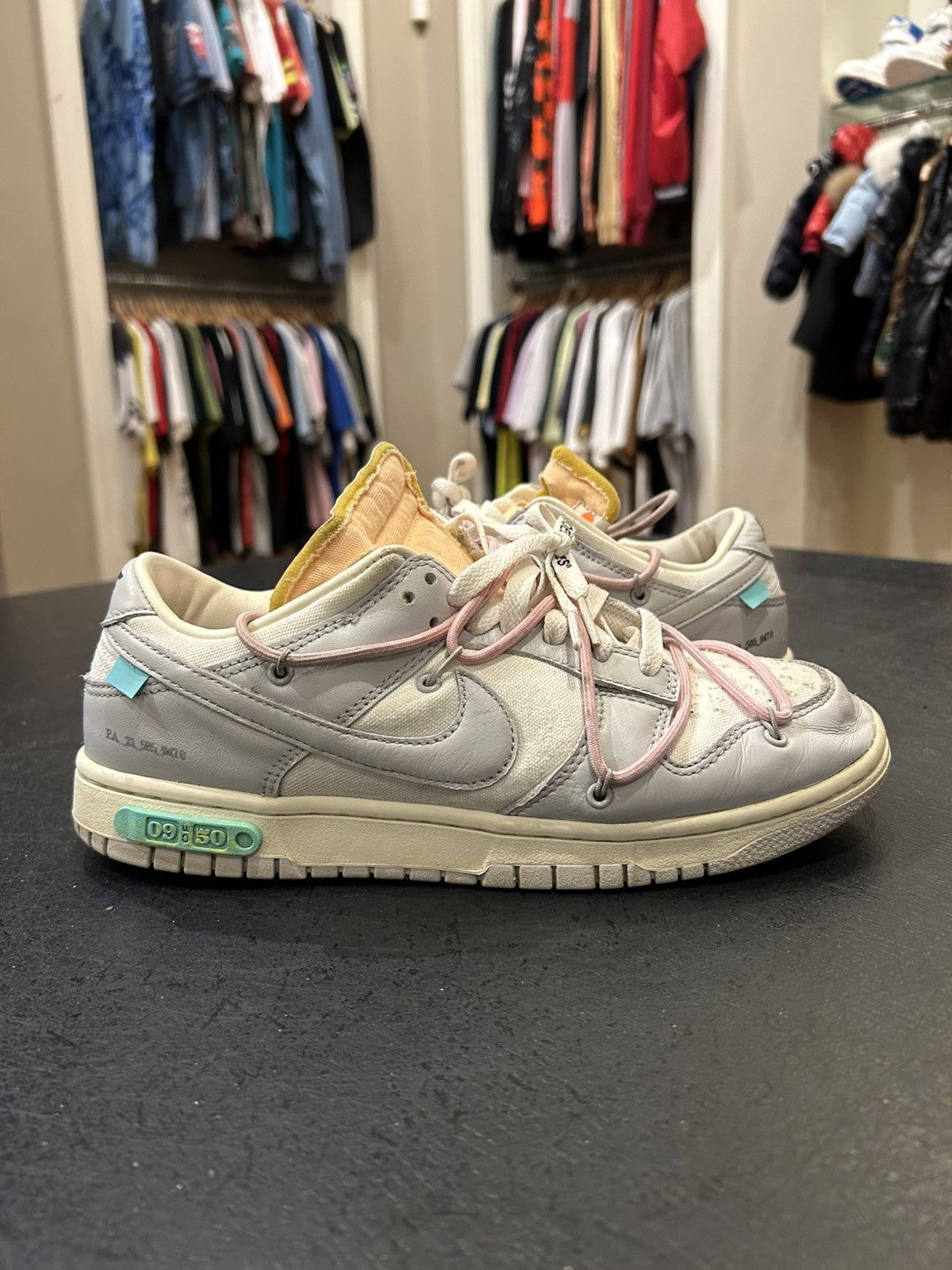 Nike × Off-White Nike Dunk Low ‘Off-White Lot 09’ Size US 9 / EU 42 - 1 Thumbnail