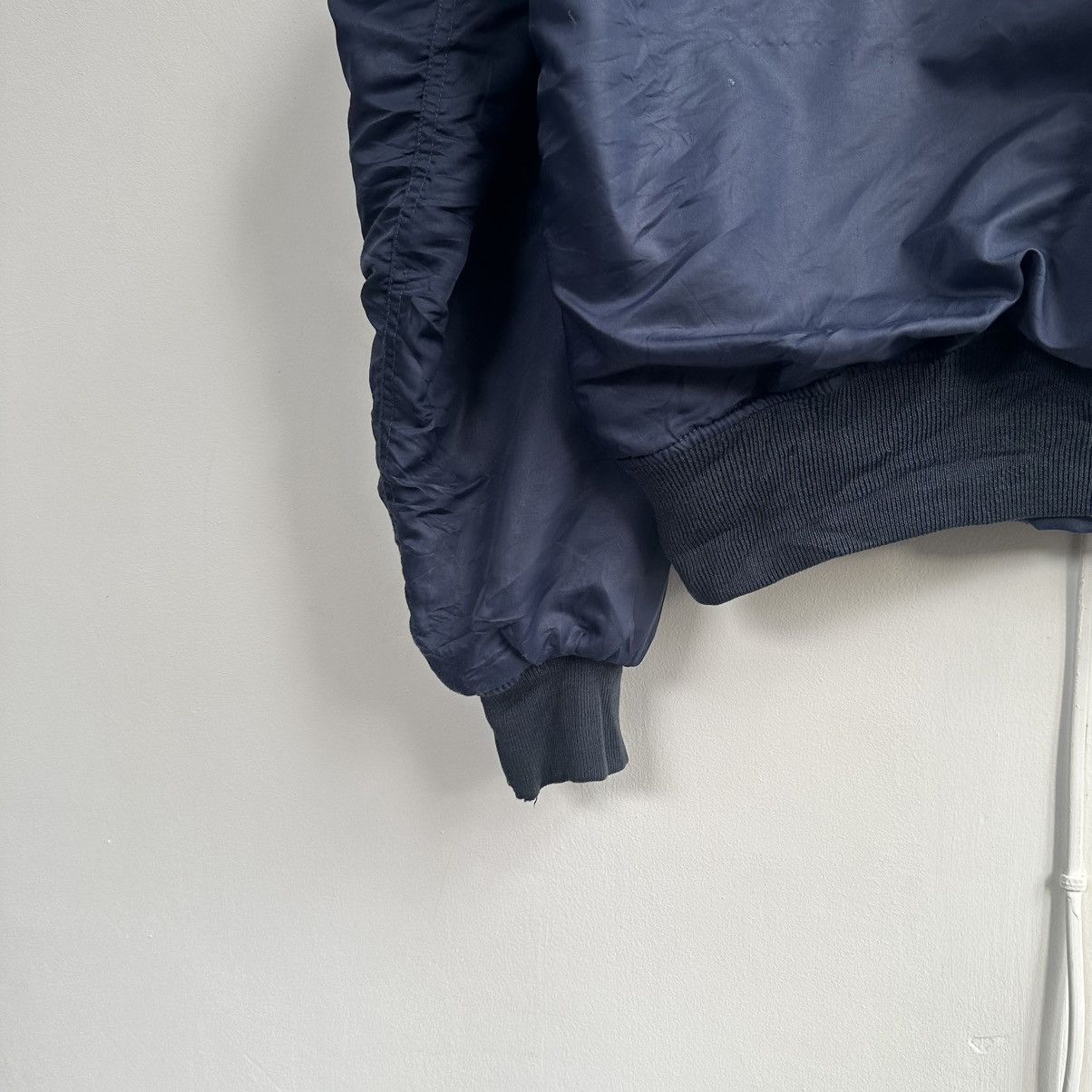Vintage Vintage MA-1 Y2K Blue Militari Flyght Bomber USA Jacket Size US L / EU 52-54 / 3 - 18 Thumbnail