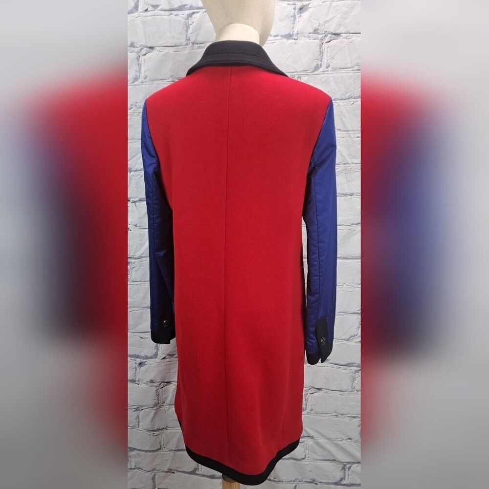 Escada Escada Women's WInter Jacket Coat Colorblock Wool Trench Si Size S / US 4 / IT 40 - 7 Thumbnail