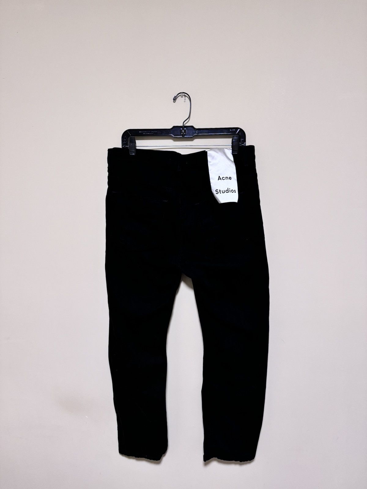 Acne Studios Acne Studios Town Black Fray Black Denim Jeans Size US 34 / EU 50 - 2 Thumbnail