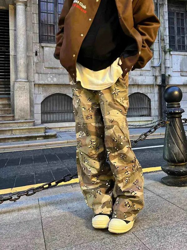 VIBE Retro desert camouflage paratrooper casual overalls trousers Size US 32 / EU 48 - 6 Thumbnail