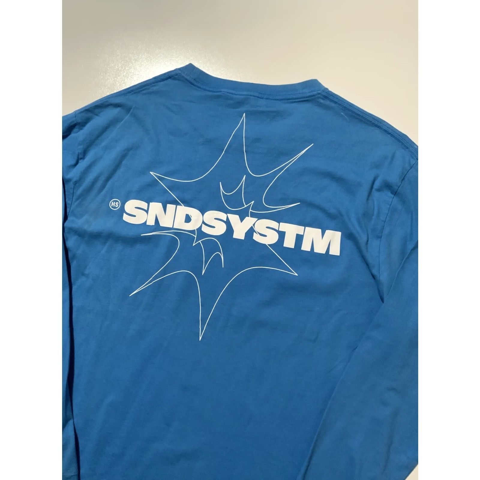 Vintage VINTAGE Highsnobiety Melt Music Festival SNDSYSTM Graphic Blue Crewneck L/S T-Shirt Sz.L Mens Size US L / EU 52-54 / 3 - 4 Thumbnail