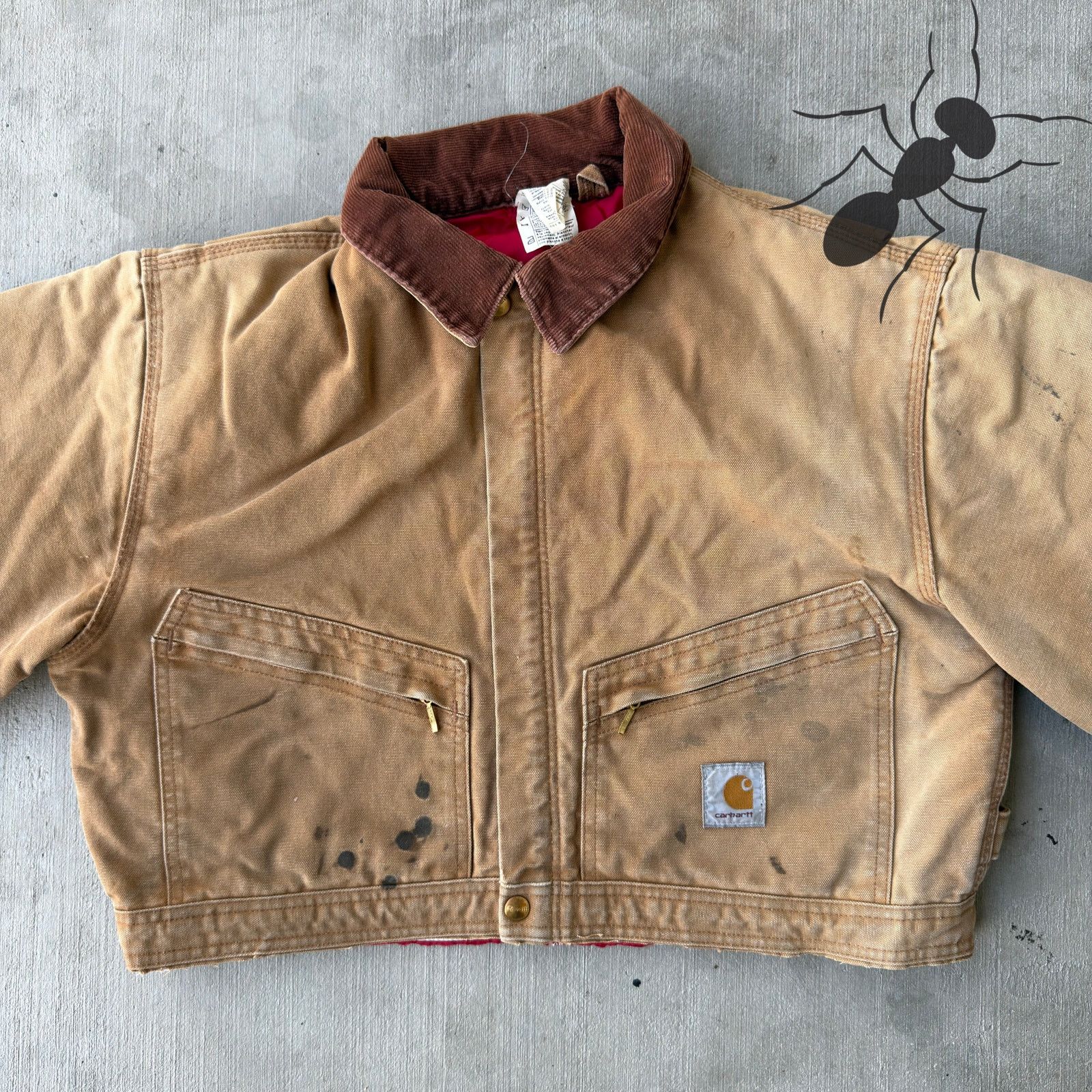Carhartt × Vintage Carhartt brown crop Detroit style work wear jacket Size US M / EU 48-50 / 2 - 3 Thumbnail