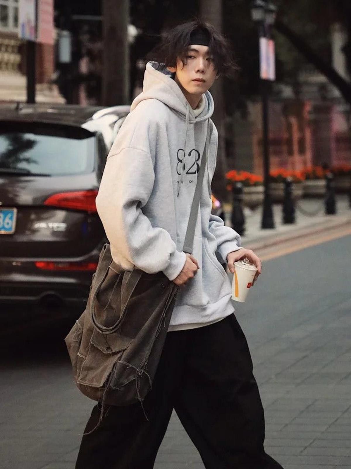 Other Streetwear Style Denim Men Shoulder Bag Size ONE SIZE - 2 Thumbnail