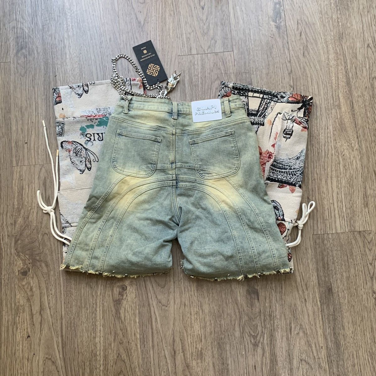 Vintage Denim Into Knit Pant GUAPI Size US 30 / EU 46 - 12 Thumbnail