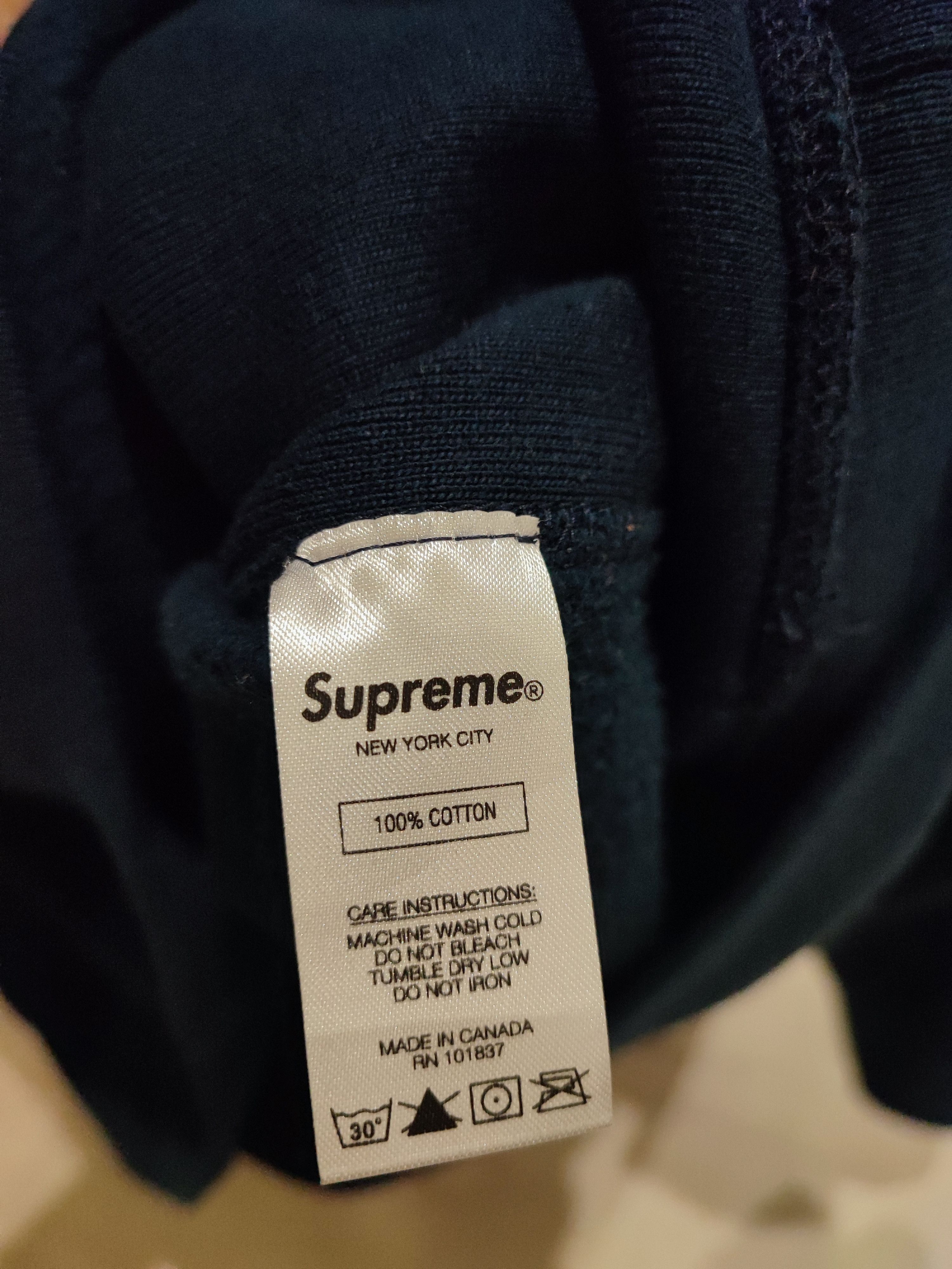 Supreme supreme Navy hangout Hoodie - size M Size US M / EU 48-50 / 2 - 5 Thumbnail