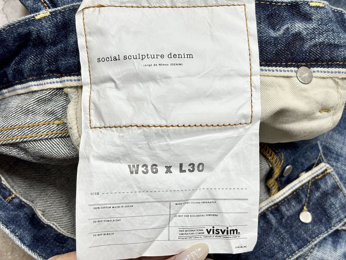 Visvim Visvim 21aw 16D28 Social sculpture 16 Damaged-28 ，W36L30 Size US 36 / EU 52 - 9 Thumbnail