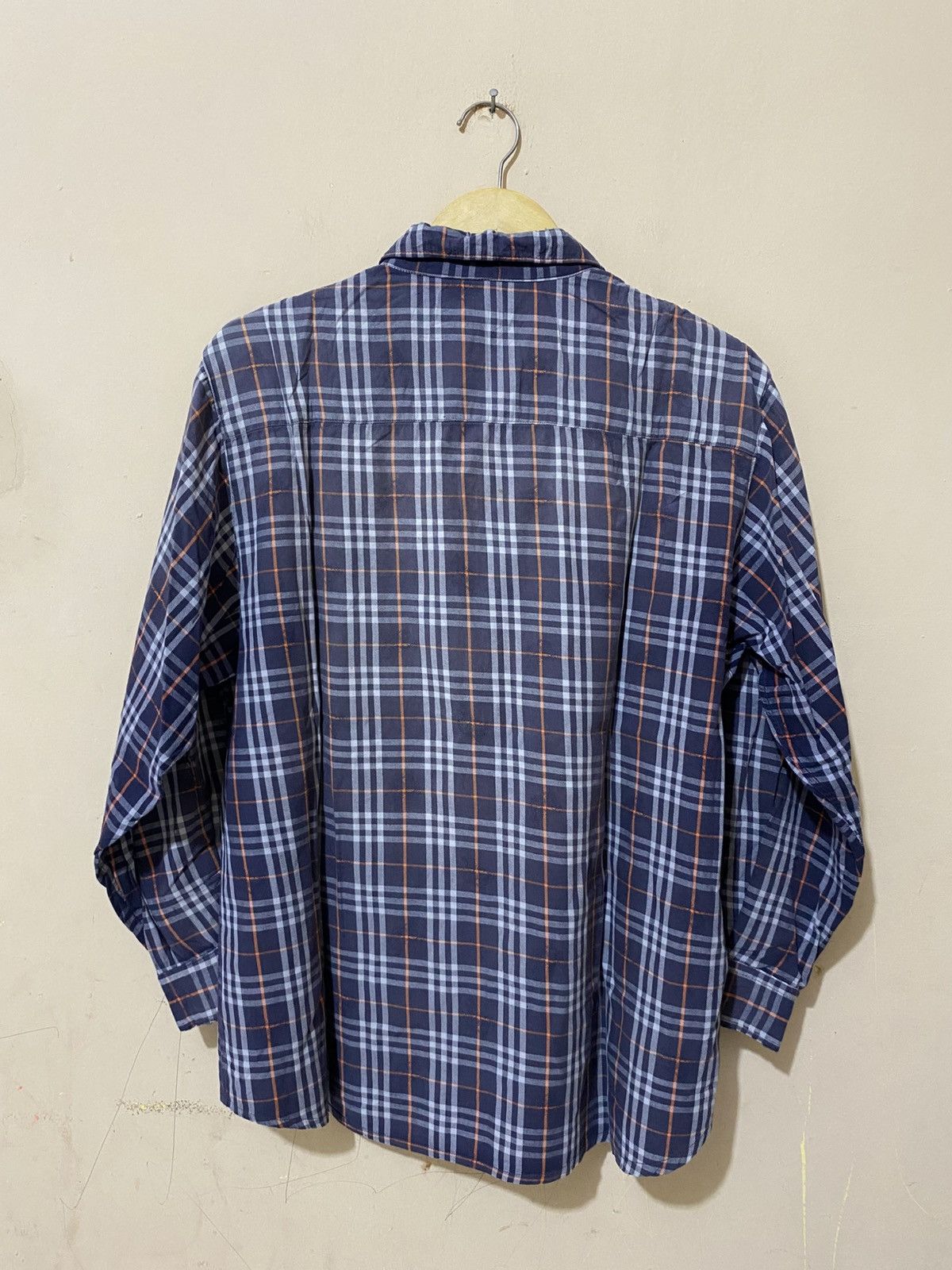 Burberry Vintage Burberrys Nova Check Button Shirt Size L / US 10 / IT 46 - 11 Thumbnail