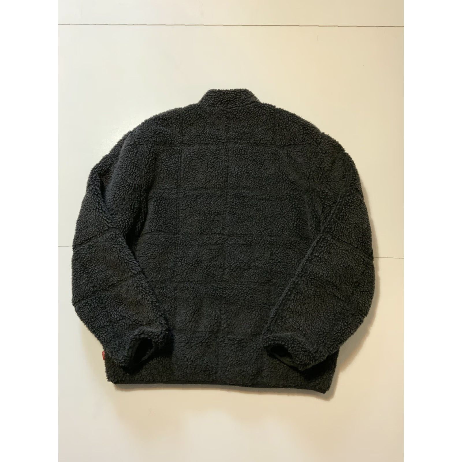 Vintage VINTAGE Lost Enterprises Jacket Square Box Deep Pile Sherpa Fleece Zip Liner Charcoal M Mens Size US M / EU 48-50 / 2 - 2 Thumbnail
