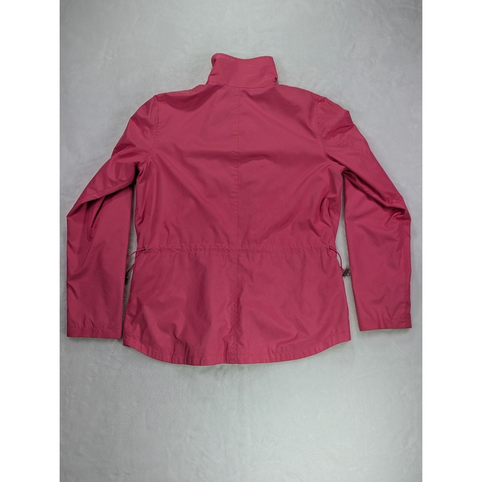 Lauren Ralph Lauren Size S Petite Pink Windbreaker Dual Zip w/Snap Overlay Lined Size S / US 4 / IT 40 - 10 Thumbnail