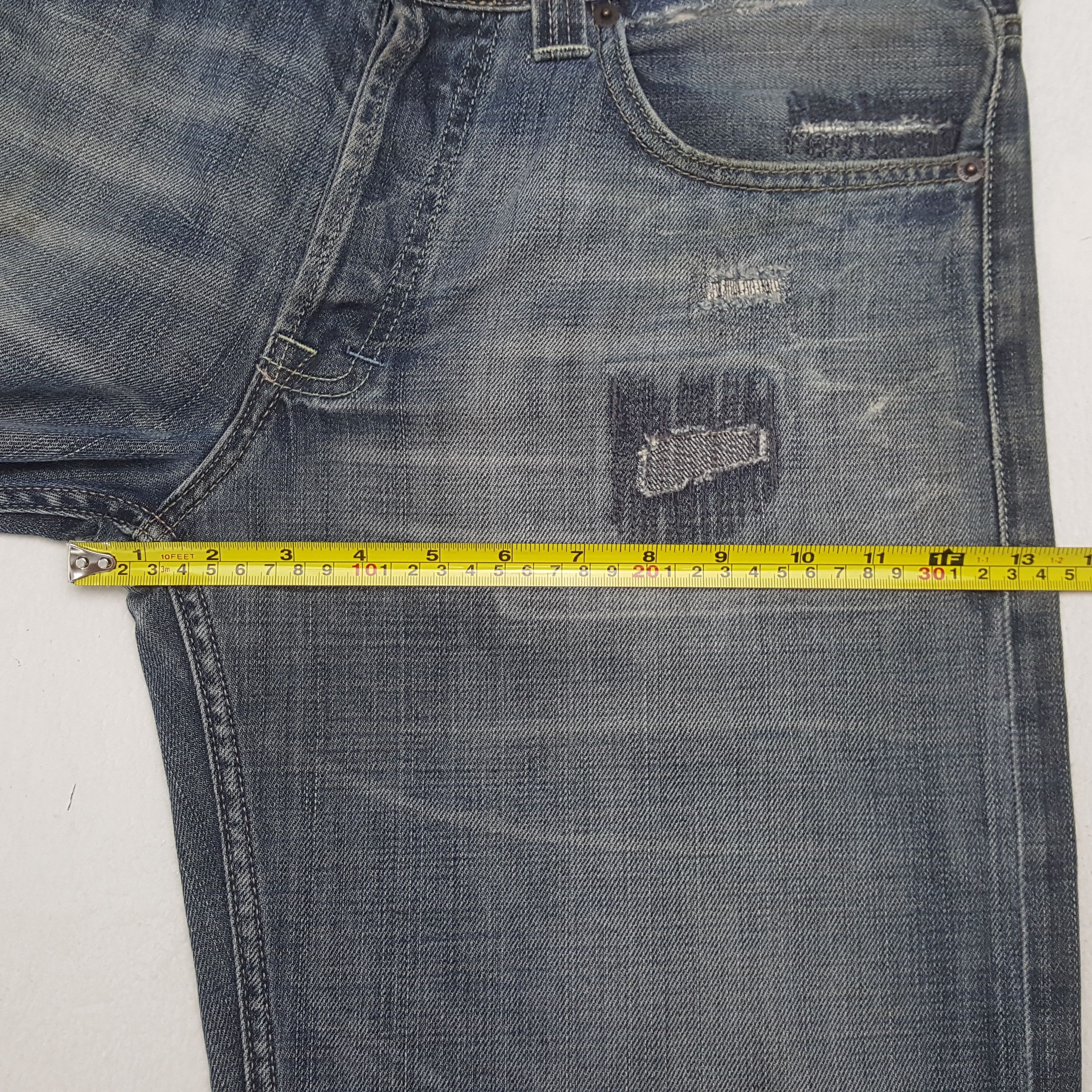Evisu Evisu x Puma Japanese Brand Custom Daicock Jeans RR27 Size US 34 / EU 50 - 9 Thumbnail