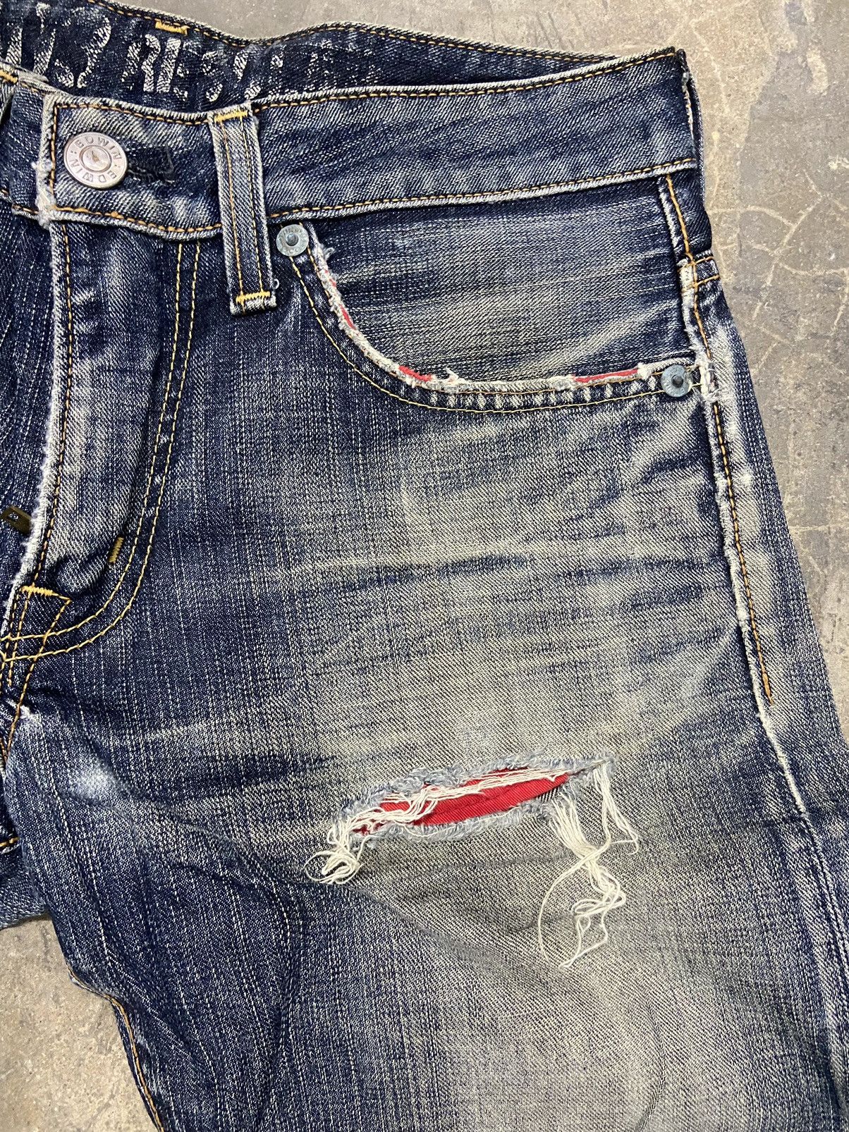 Edwin 🔥 Vintage Edwin Jeans distressed if six was nine Size US 32 / EU 48 - 12 Thumbnail
