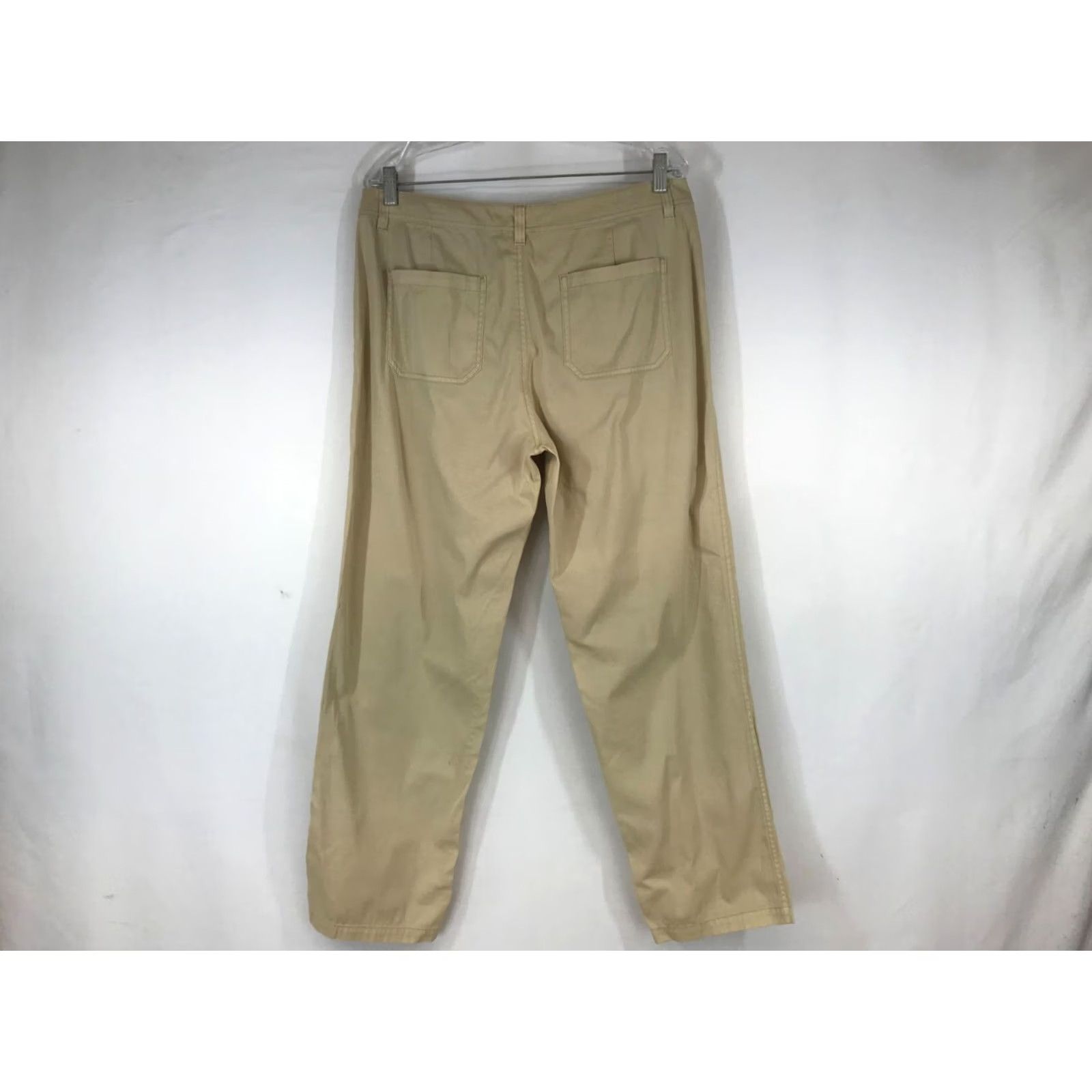 Pendleton Pendleton - Women's 10 - Beige Cotton Blend Casual Chino Pants / Jeans Ballpark? Size 32" / US 10 / IT 46 - 4 Thumbnail